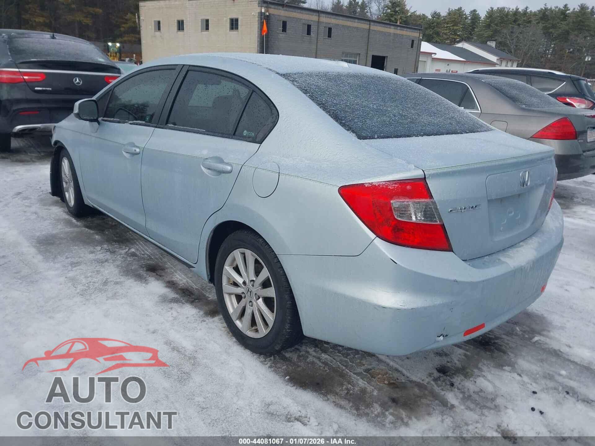 HONDA CIVIC 2012 - 2HGFB2F87CH540749