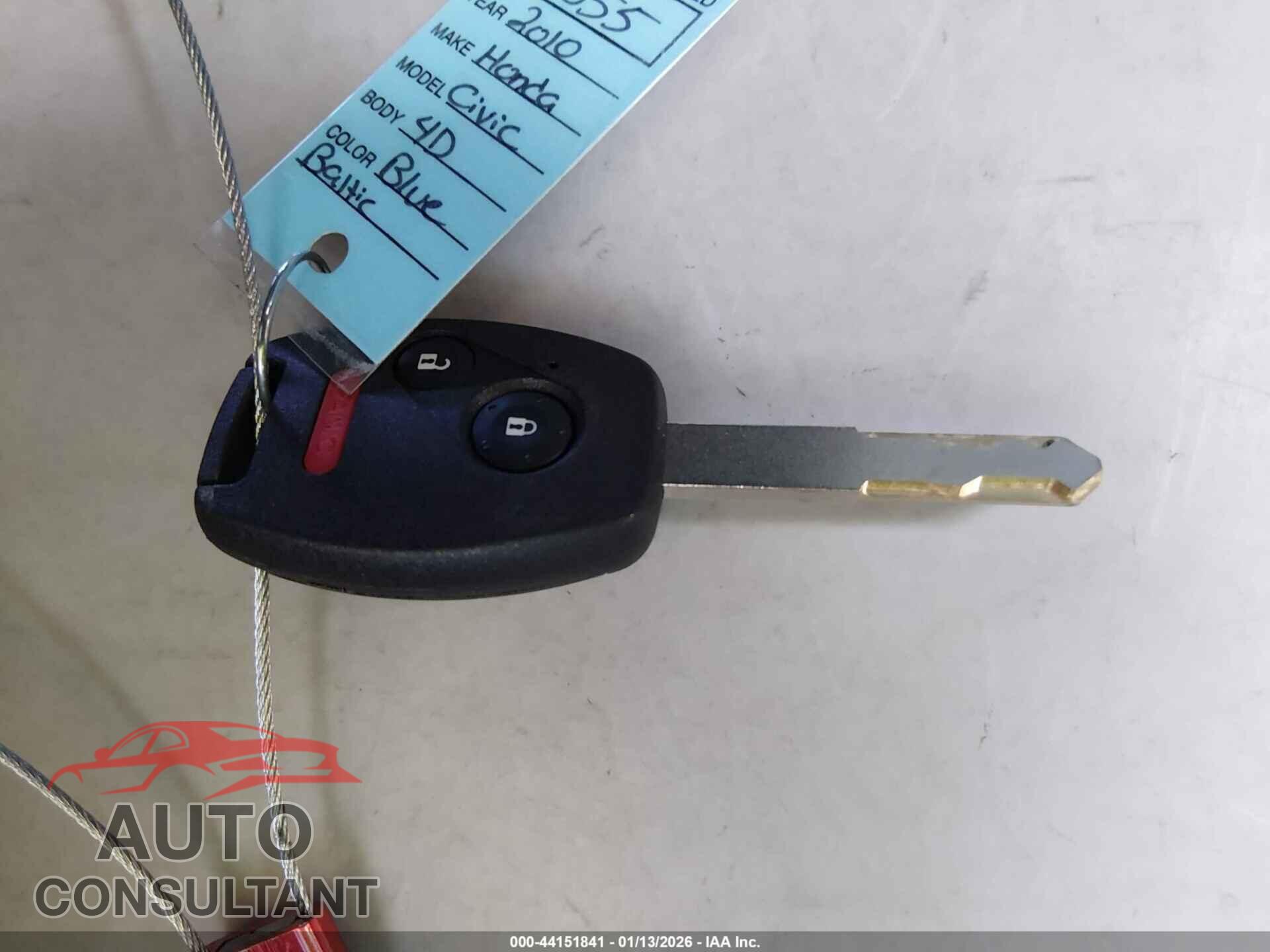 HONDA CIVIC 2010 - 19XFA1F5XAE076186