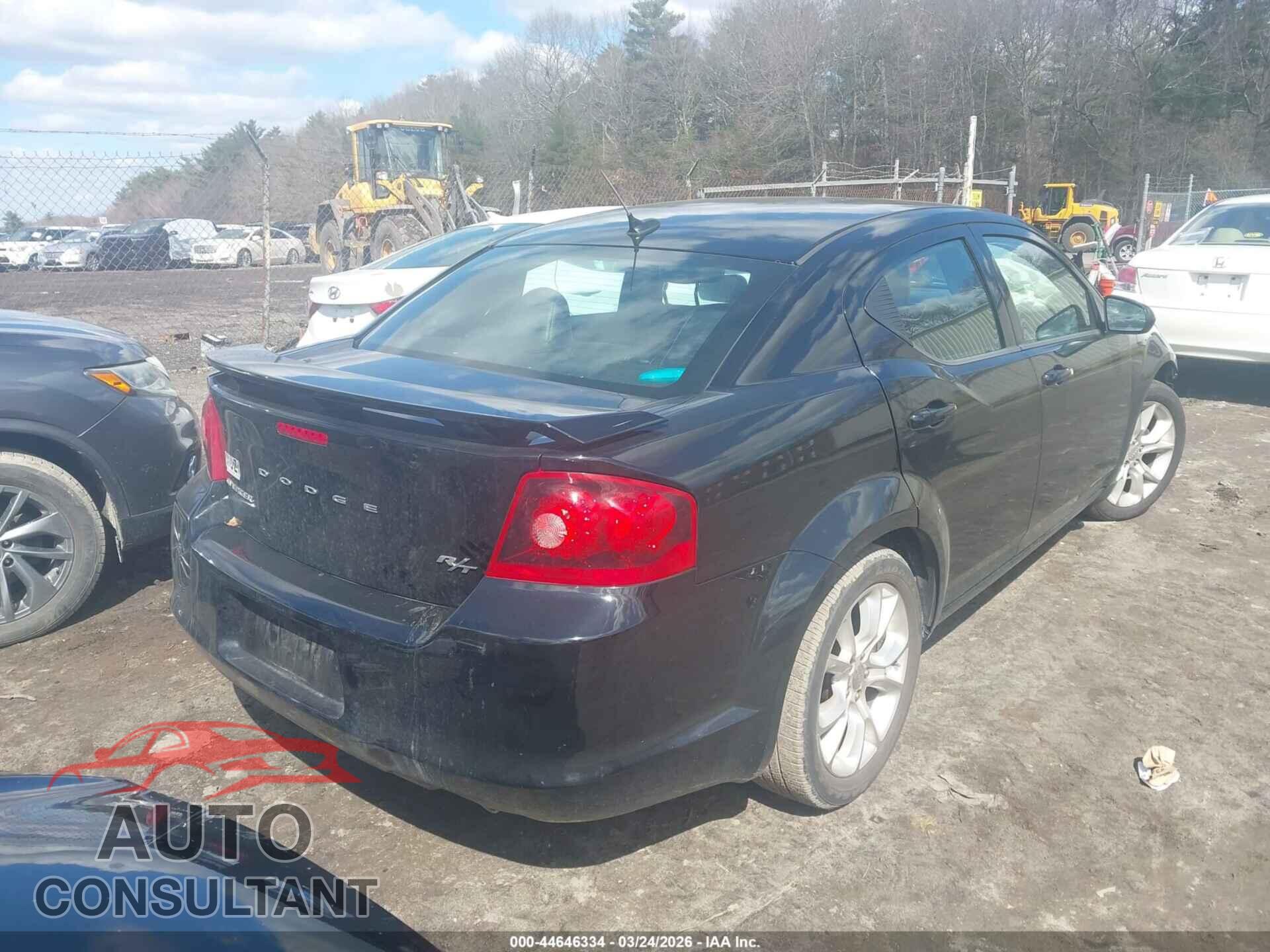 DODGE AVENGER 2013 - 1C3CDZBG7DN710834