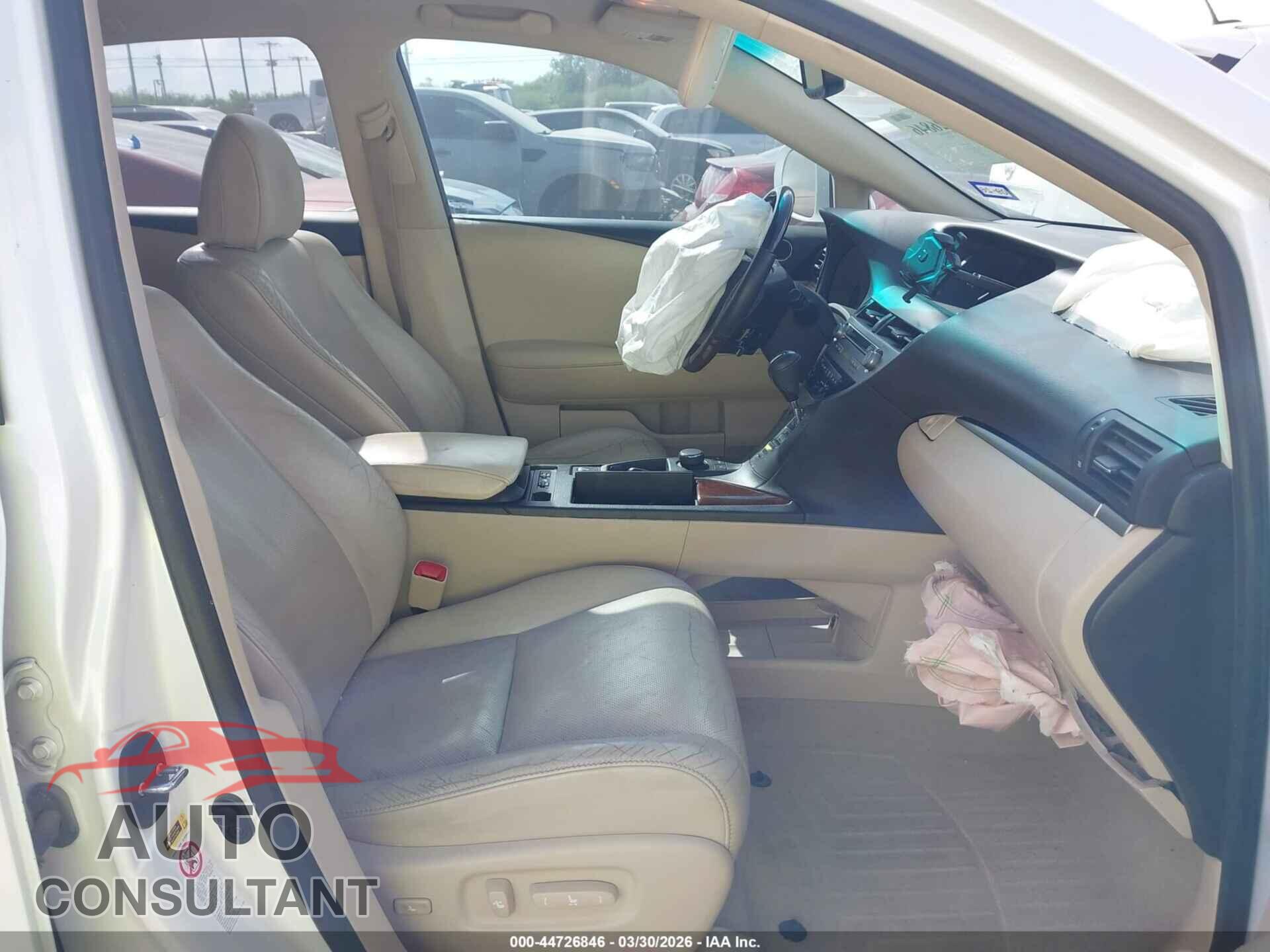 LEXUS RX 350 2013 - 2T2ZK1BA6DC105873