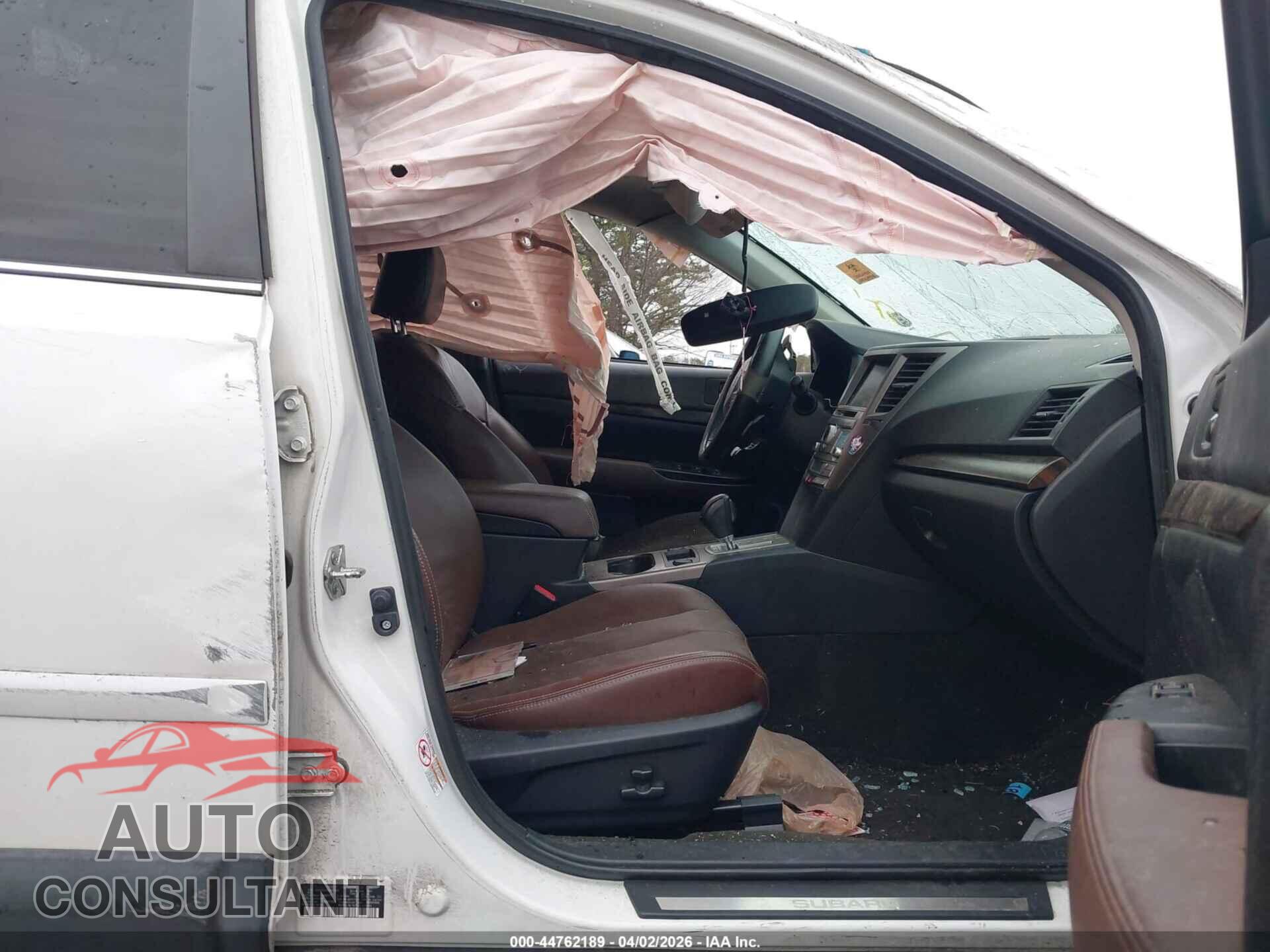 SUBARU OUTBACK 2013 - 4S4BRBSC4D3277509