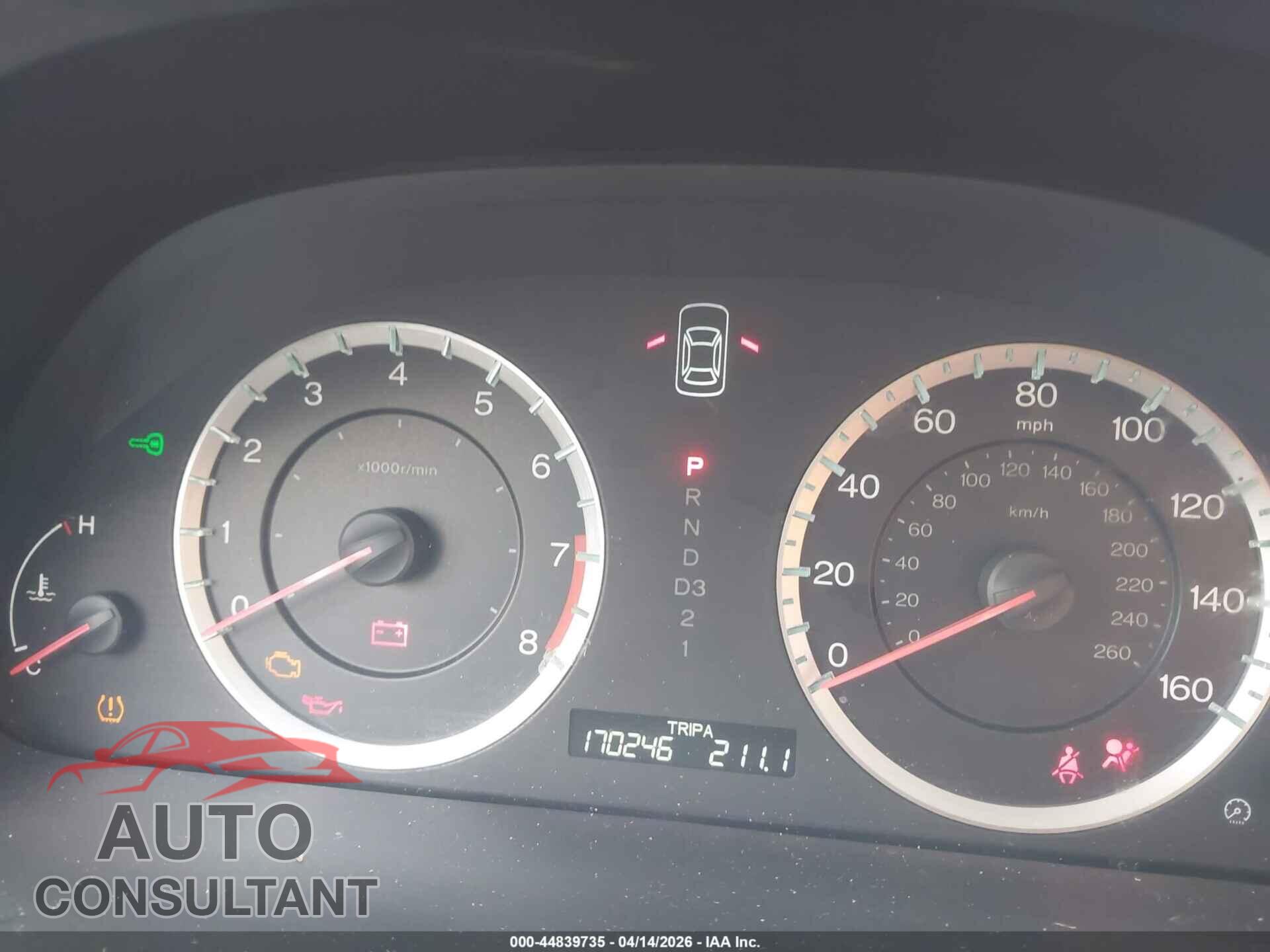 HONDA ACCORD 2012 - 1HGCP2F32CA187554