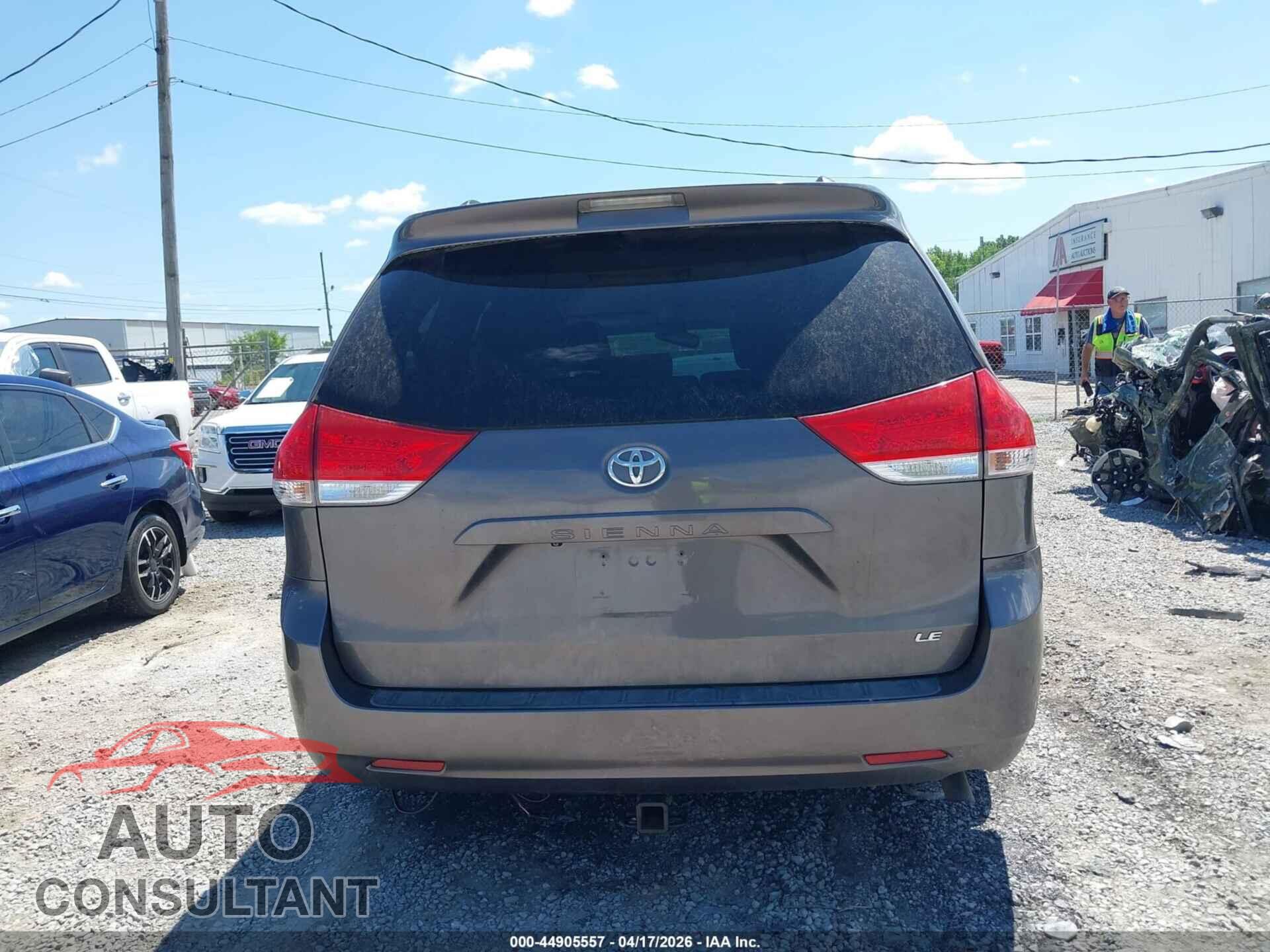 TOYOTA SIENNA 2012 - 5TDKK3DC2CS234957