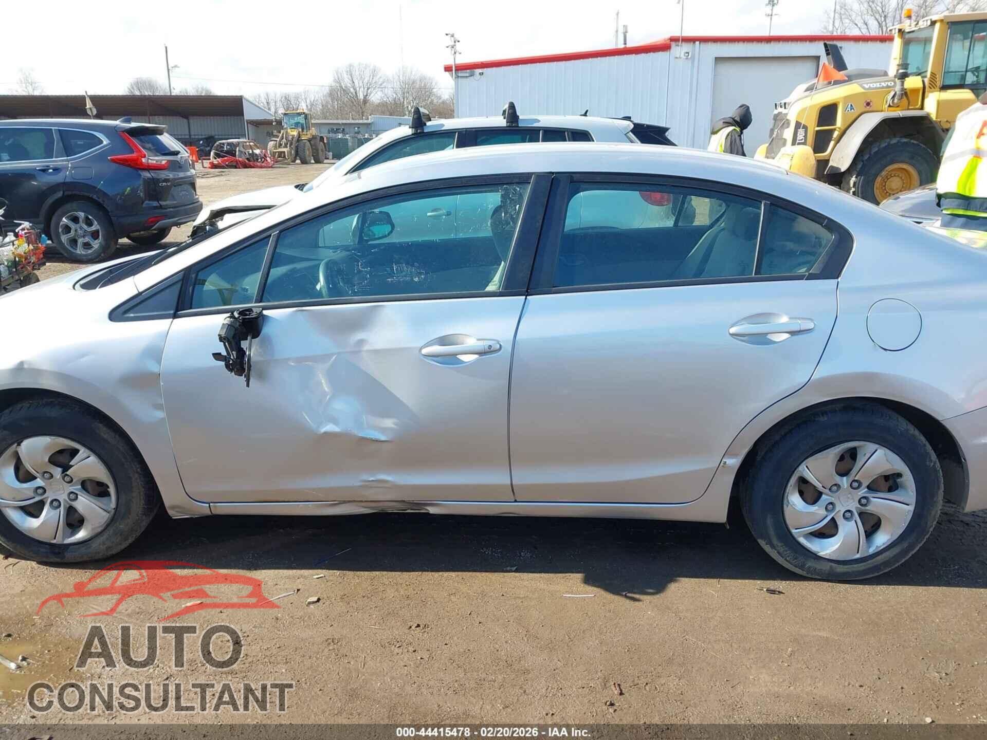HONDA CIVIC 2013 - 19XFB2F57DE075827