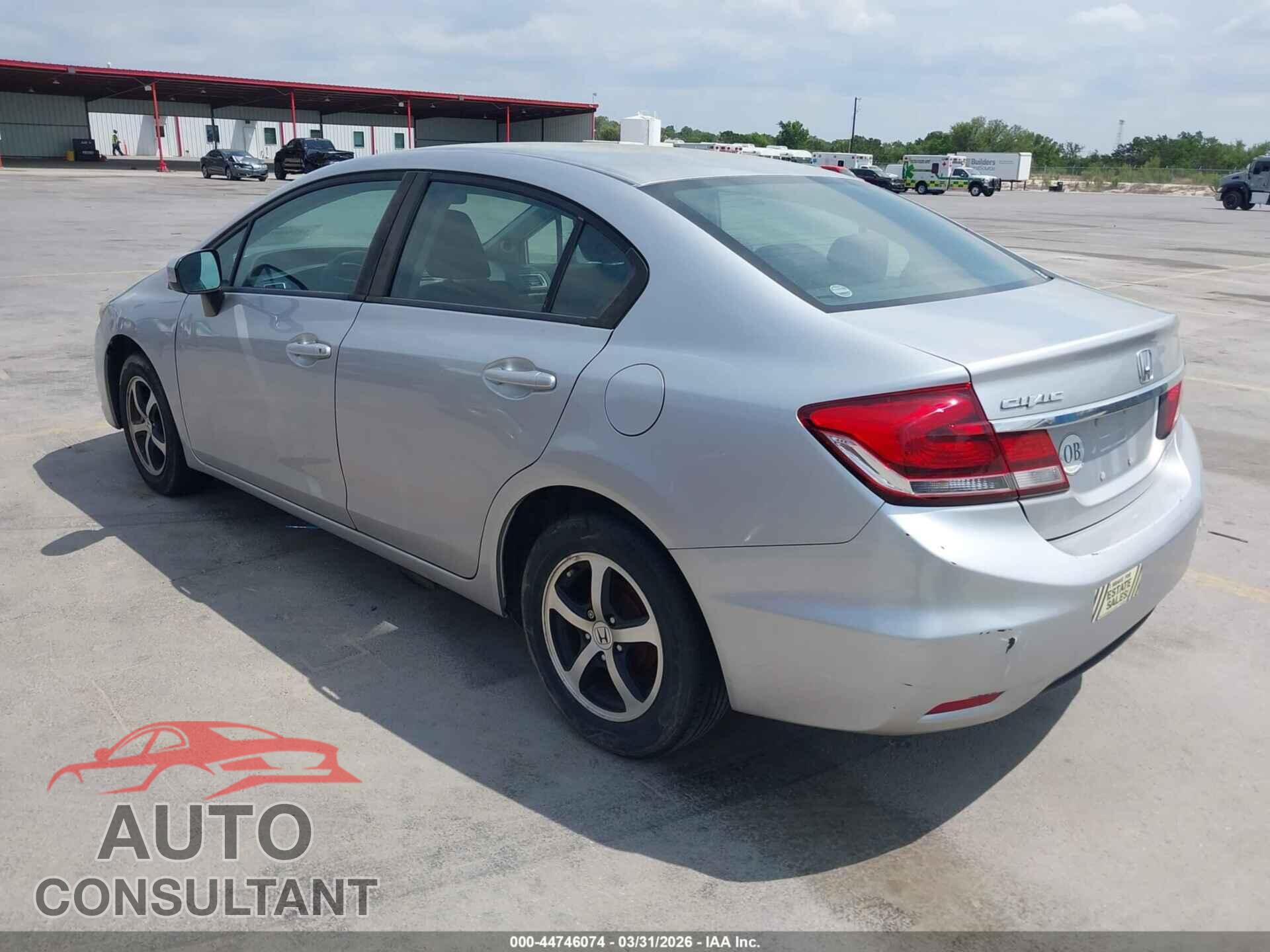 HONDA CIVIC 2015 - 19XFB2F76FE226323