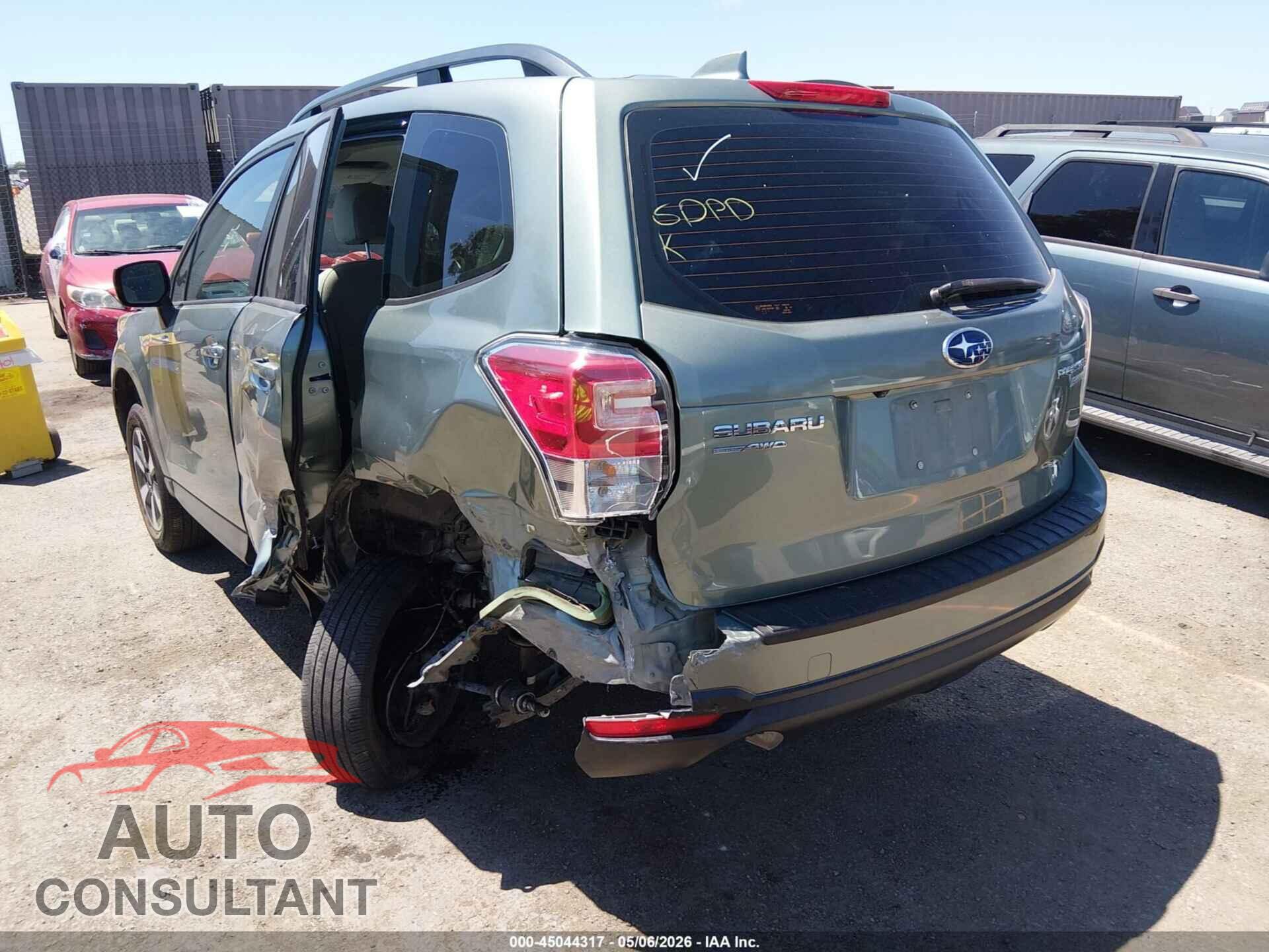 SUBARU FORESTER 2017 - JF2SJABC5HH586373