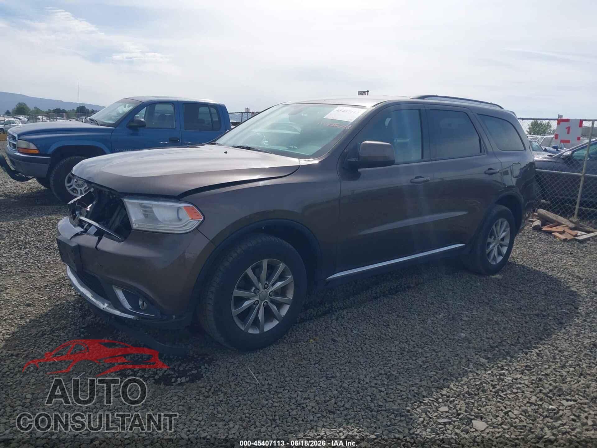 DODGE DURANGO 2017 - 1C4RDJAGXHC725760