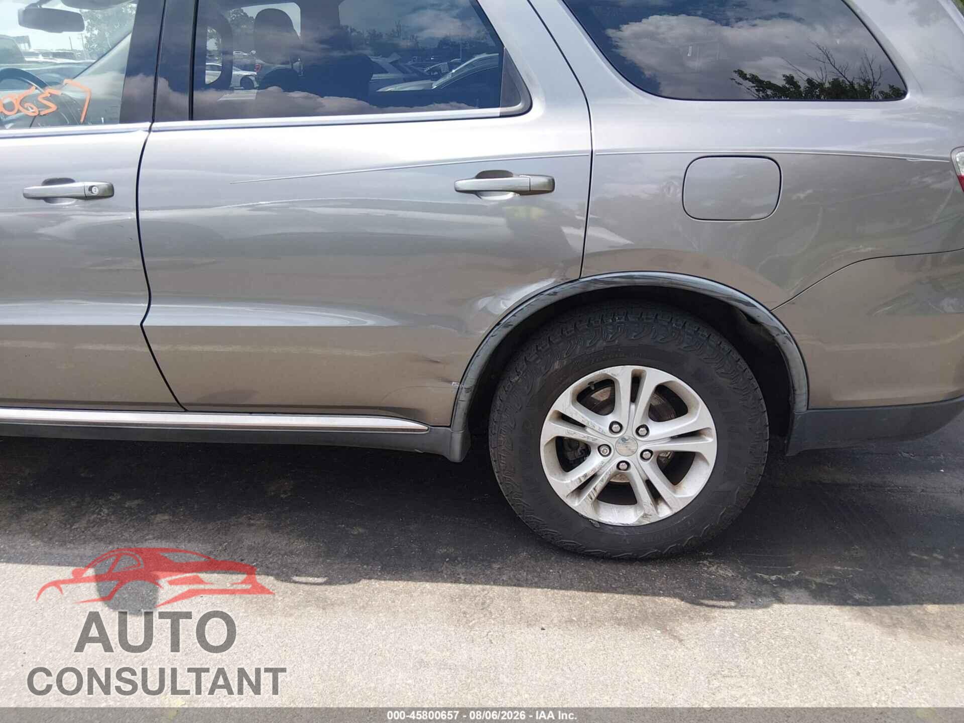 DODGE DURANGO 2011 - 1D4RE2GG0BC712407