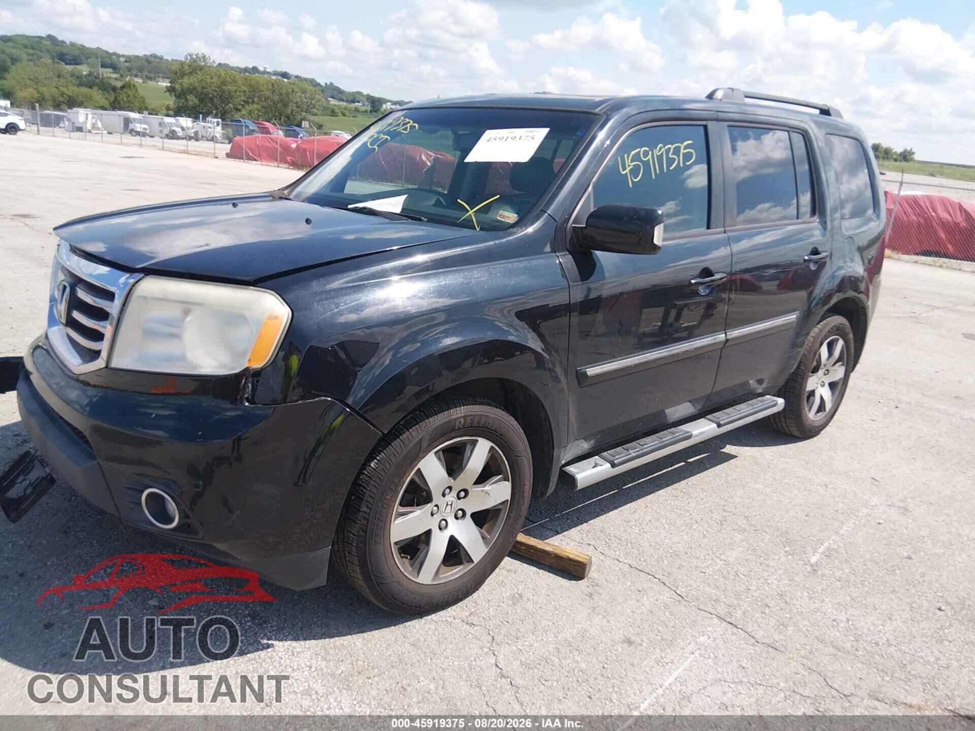 HONDA PILOT 2012 - 5FNYF4H95CB071891