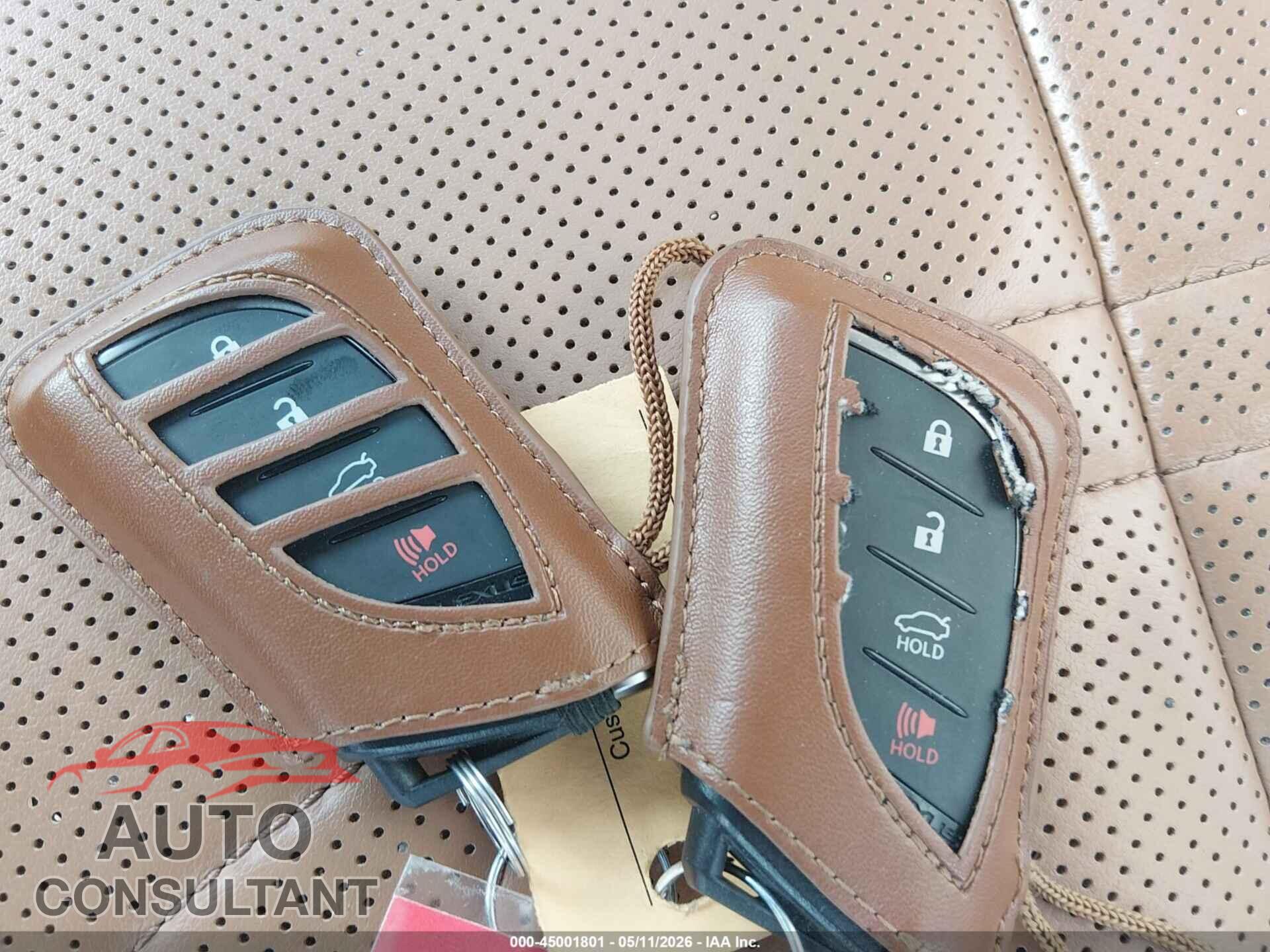 LEXUS ES 2019 - JTHBZ1B19K2005309