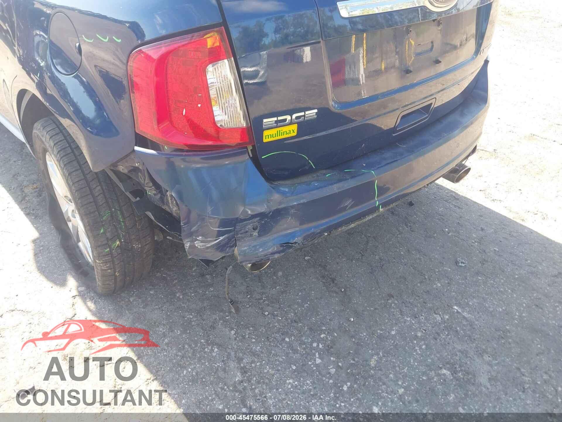 FORD EDGE 2012 - 2FMDK3KC6CBA19820