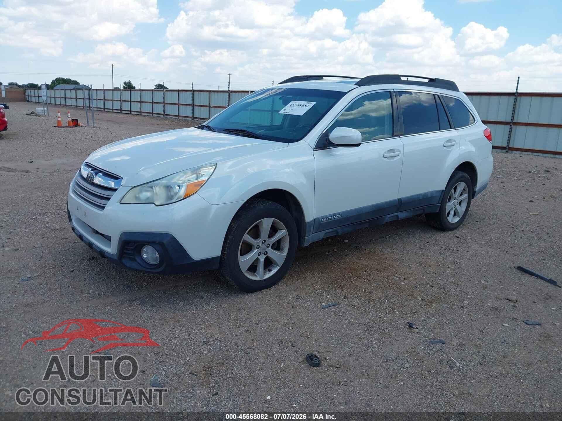 SUBARU OUTBACK 2014 - 4S4BRCDC9E3298716