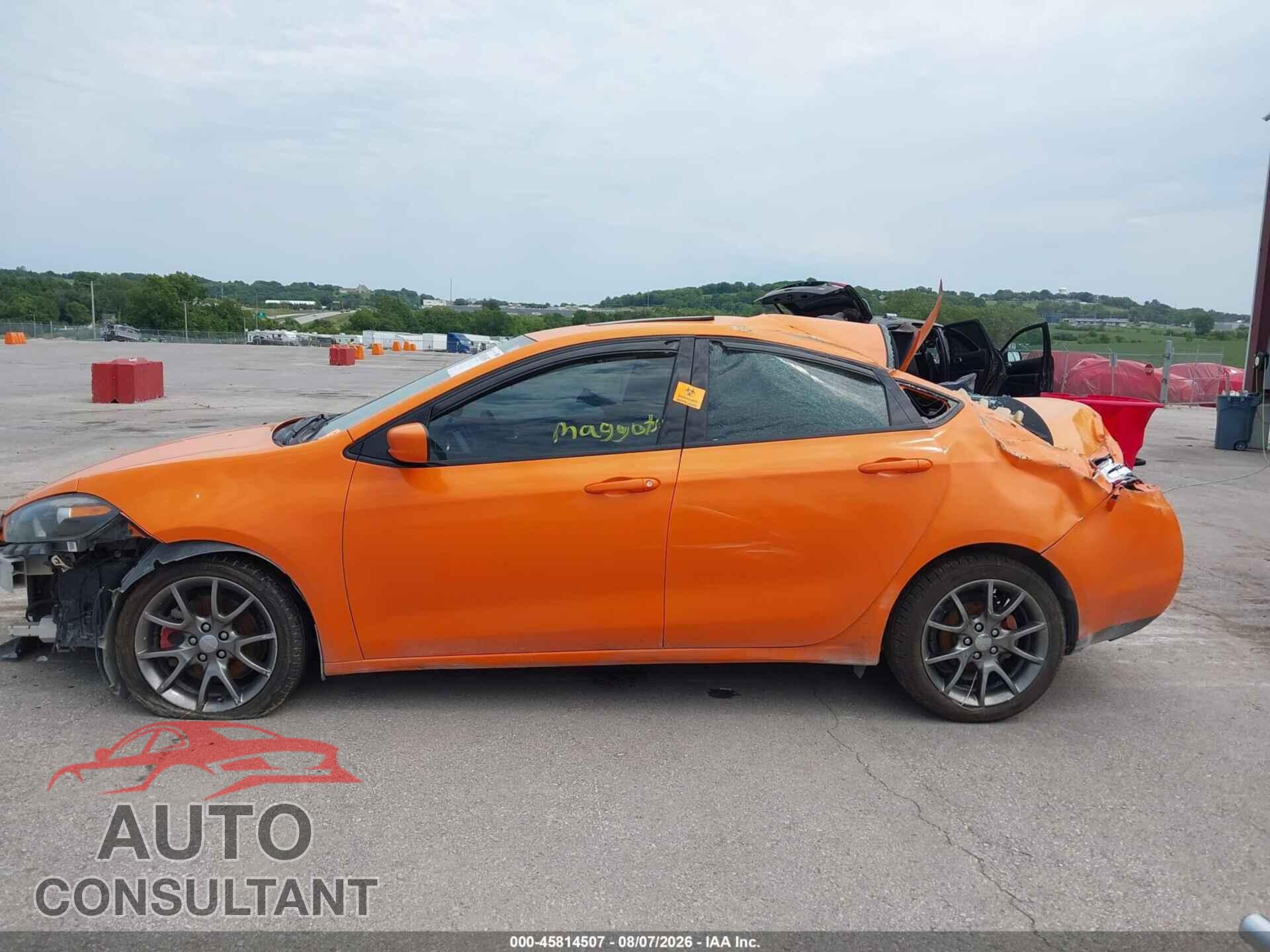 DODGE DART 2014 - 1C3CDFBB6ED724136