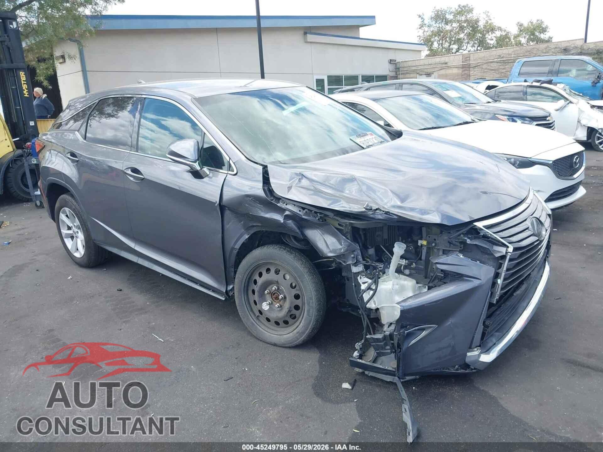 LEXUS RX 350 2017 - 2T2ZZMCAXHC075648