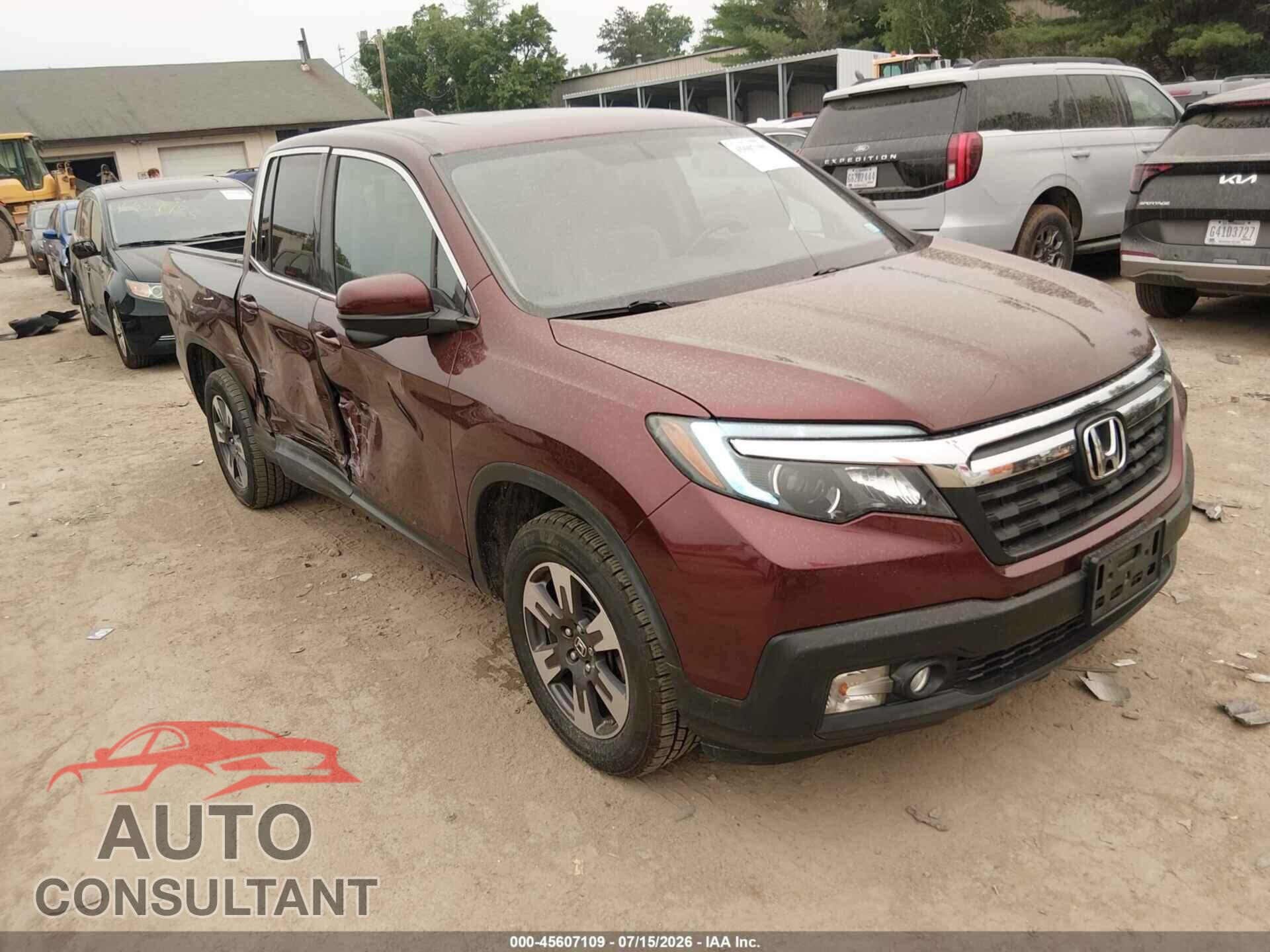 HONDA RIDGELINE 2019 - 5FPYK3F61KB019727