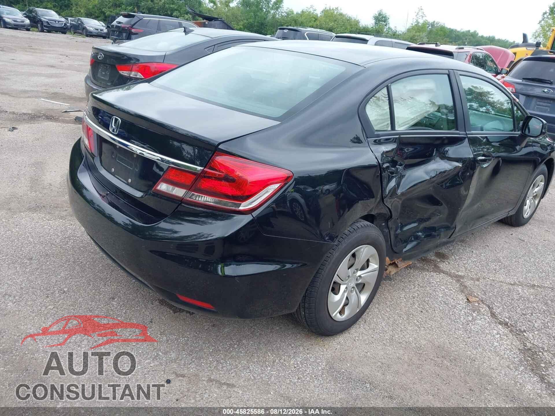 HONDA CIVIC 2013 - 19XFB2E58DE057256