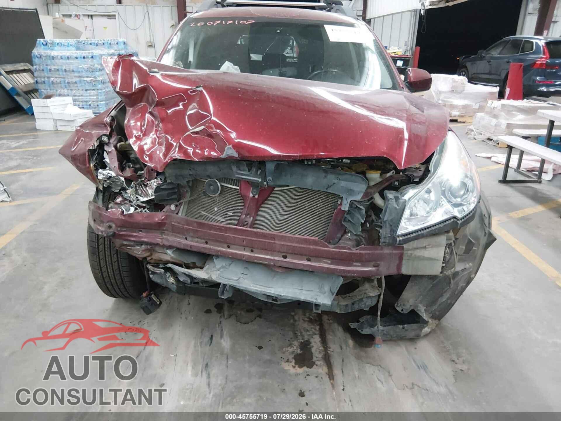 SUBARU OUTBACK 2012 - 4S4BRBCCXC3215853