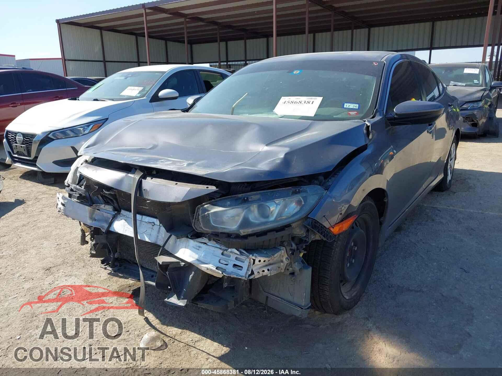 HONDA CIVIC 2017 - 19XFC2F55HE049097