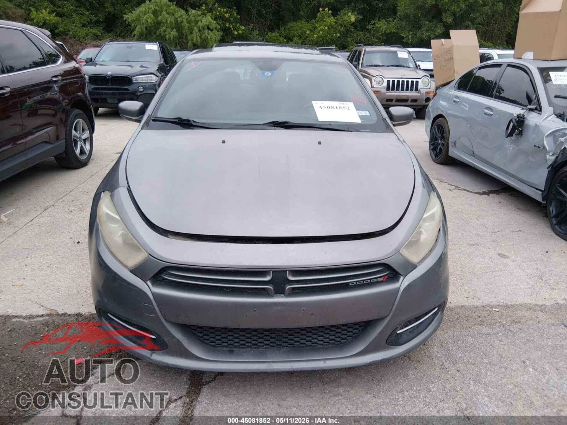 DODGE DART 2013 - 1C3CDFCA5DD188445