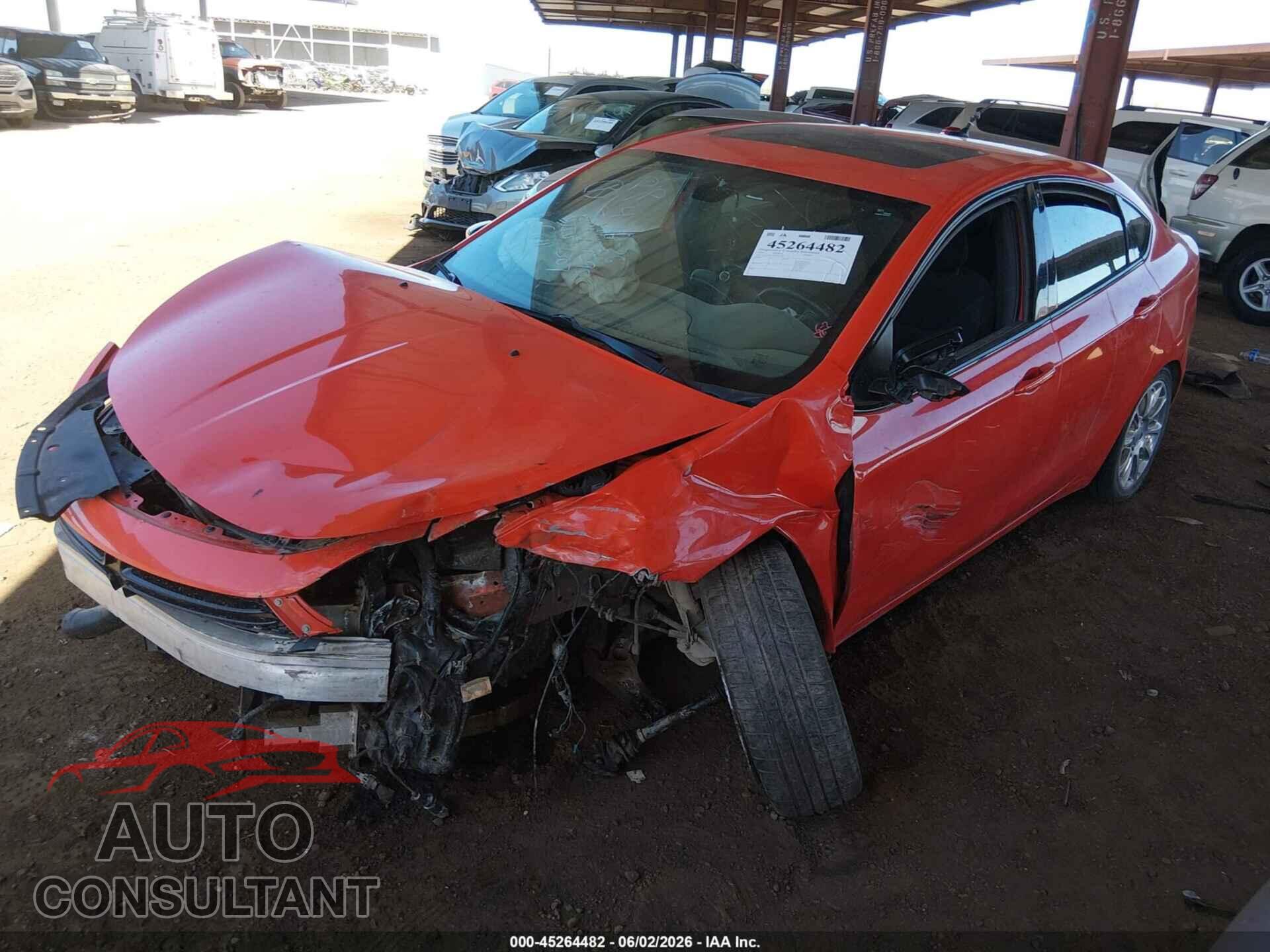 DODGE DART 2016 - 1C3CDFFA6GD817307