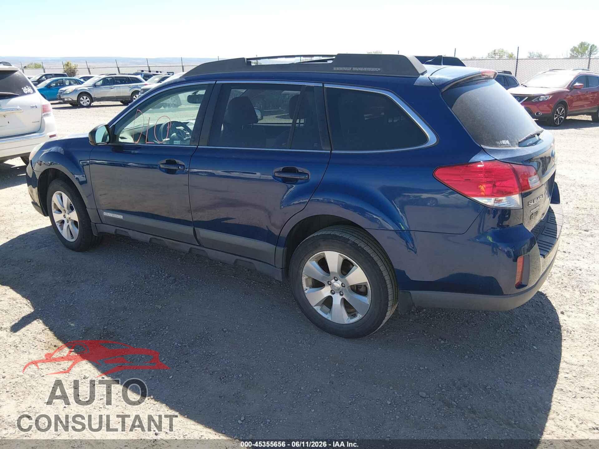 SUBARU OUTBACK 2011 - 4S4BRDJC8B2346802