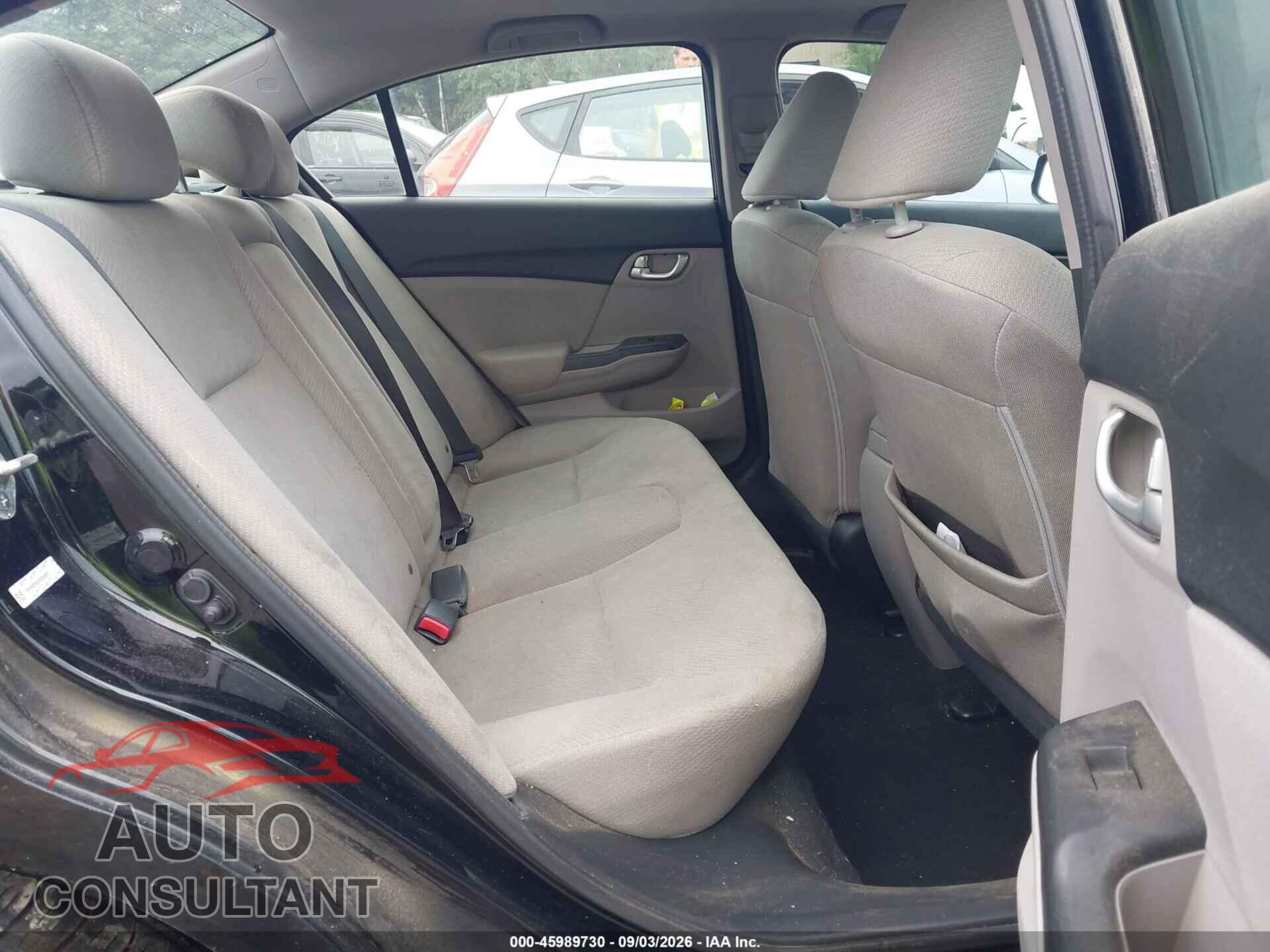 HONDA CIVIC 2013 - 19XFB2F82DE253475