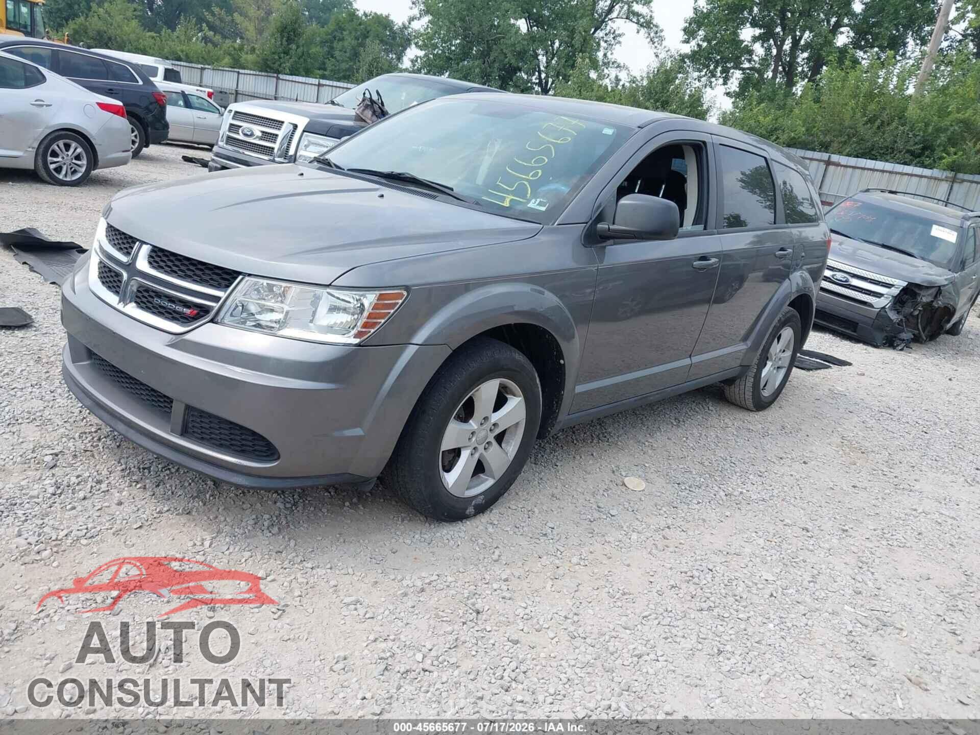 DODGE JOURNEY 2013 - 3C4PDCAB2DT631054