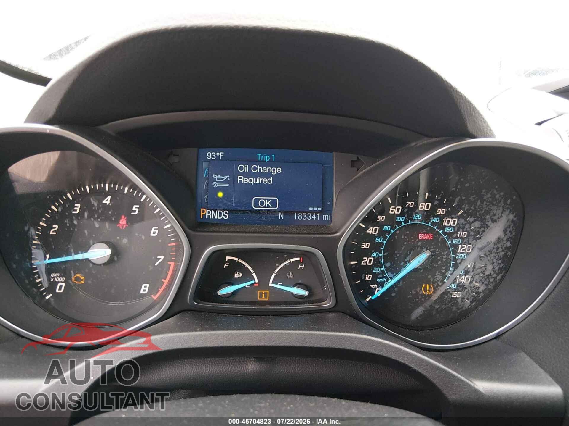 FORD ESCAPE 2013 - 1FMCU0GX8DUA33908