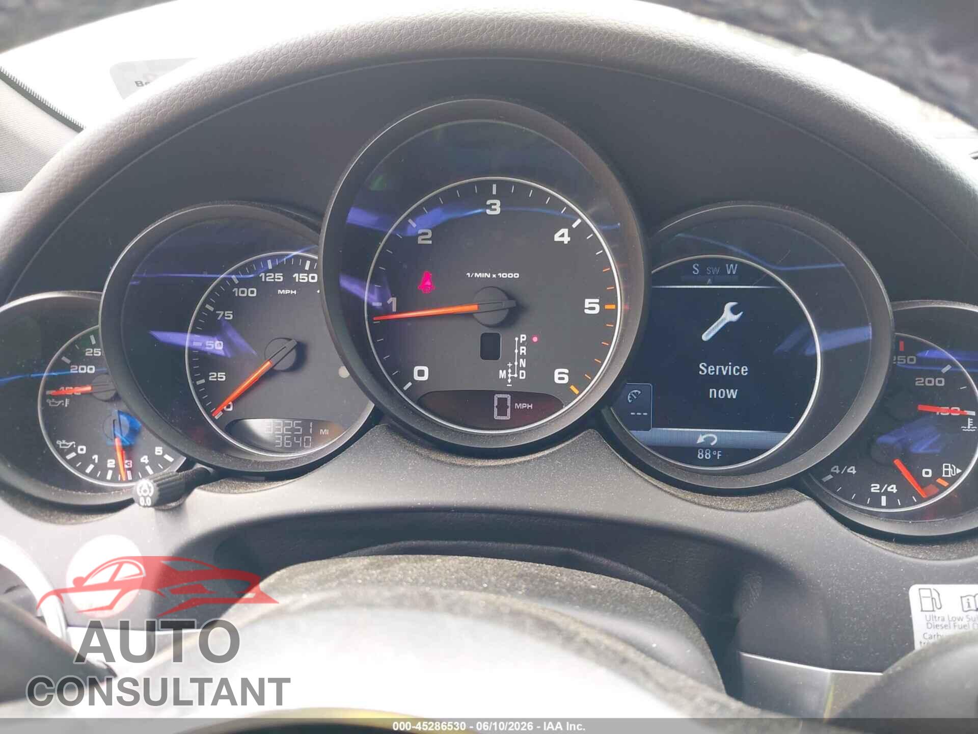PORSCHE CAYENNE 2015 - WP1AF2A24FLA42370
