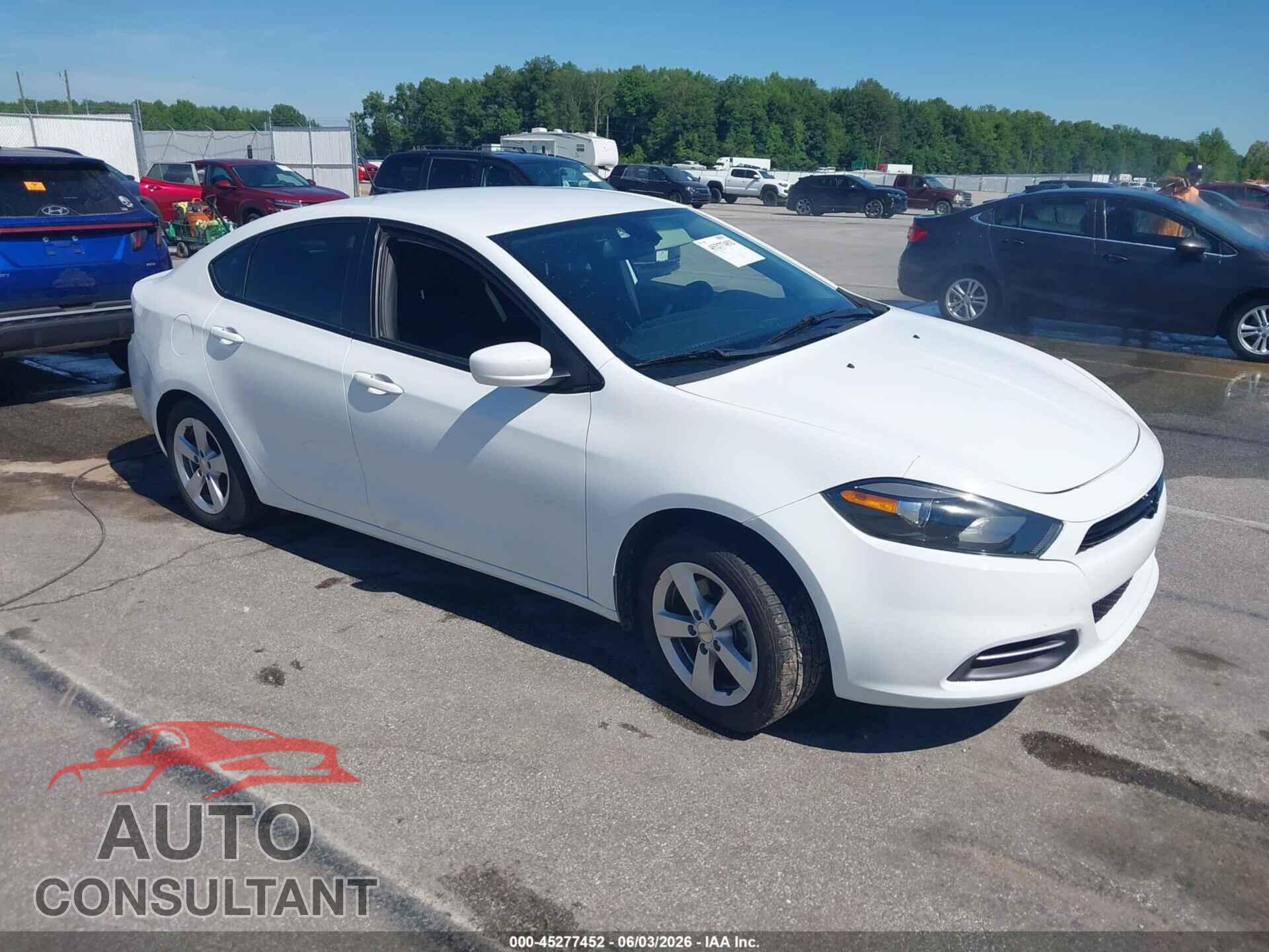 DODGE DART 2015 - 1C3CDFBB1FD123704