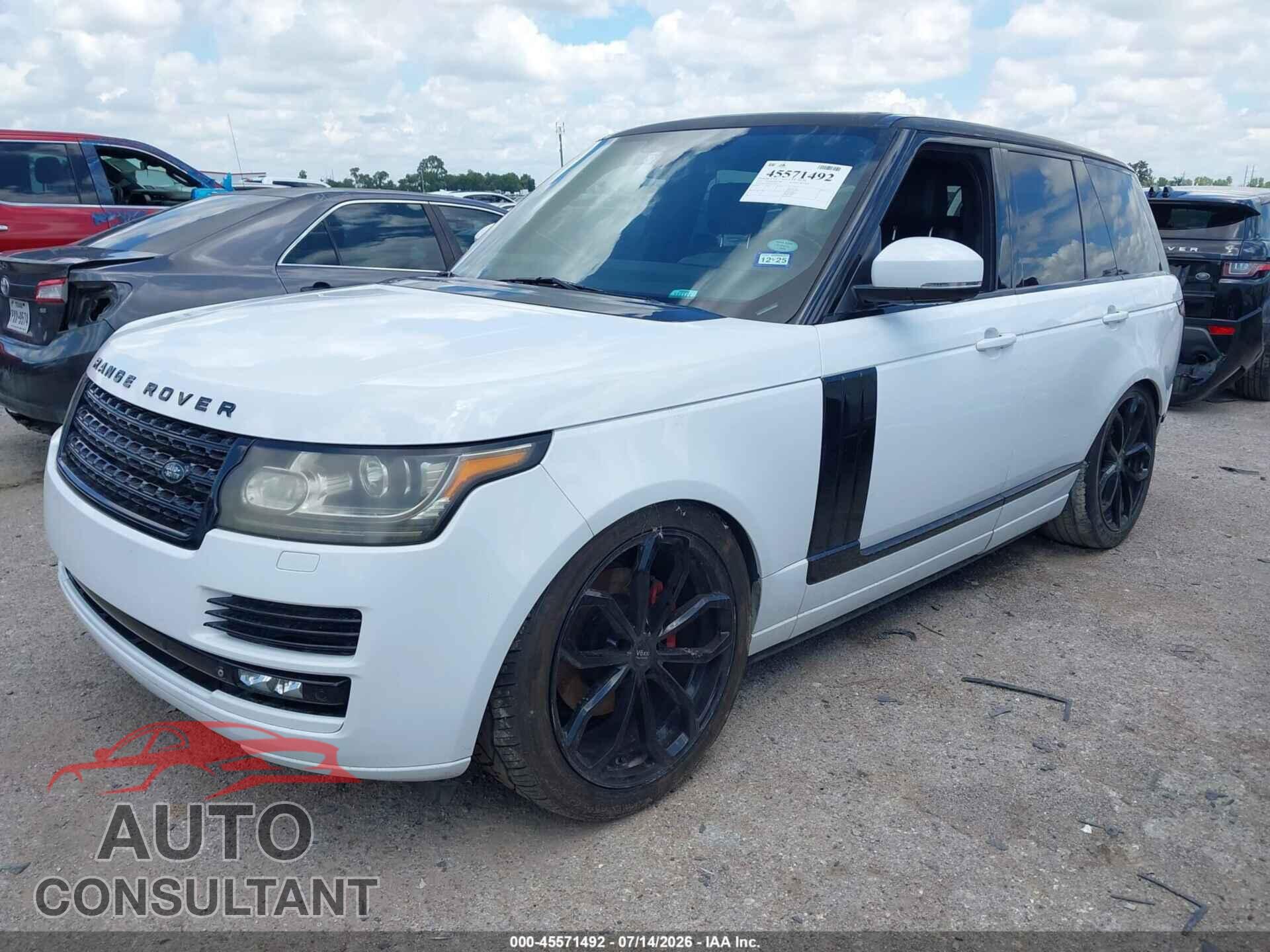LAND ROVER RANGE ROVER 2014 - SALGS2WF3EA157953