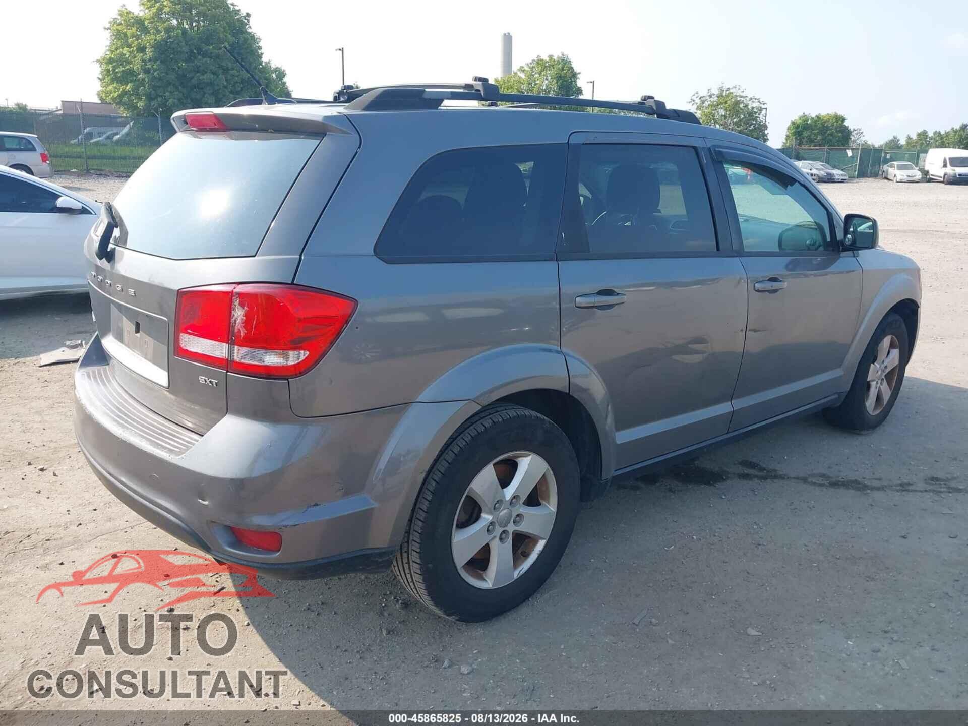 DODGE JOURNEY 2012 - 3C4PDCBB9CT395581