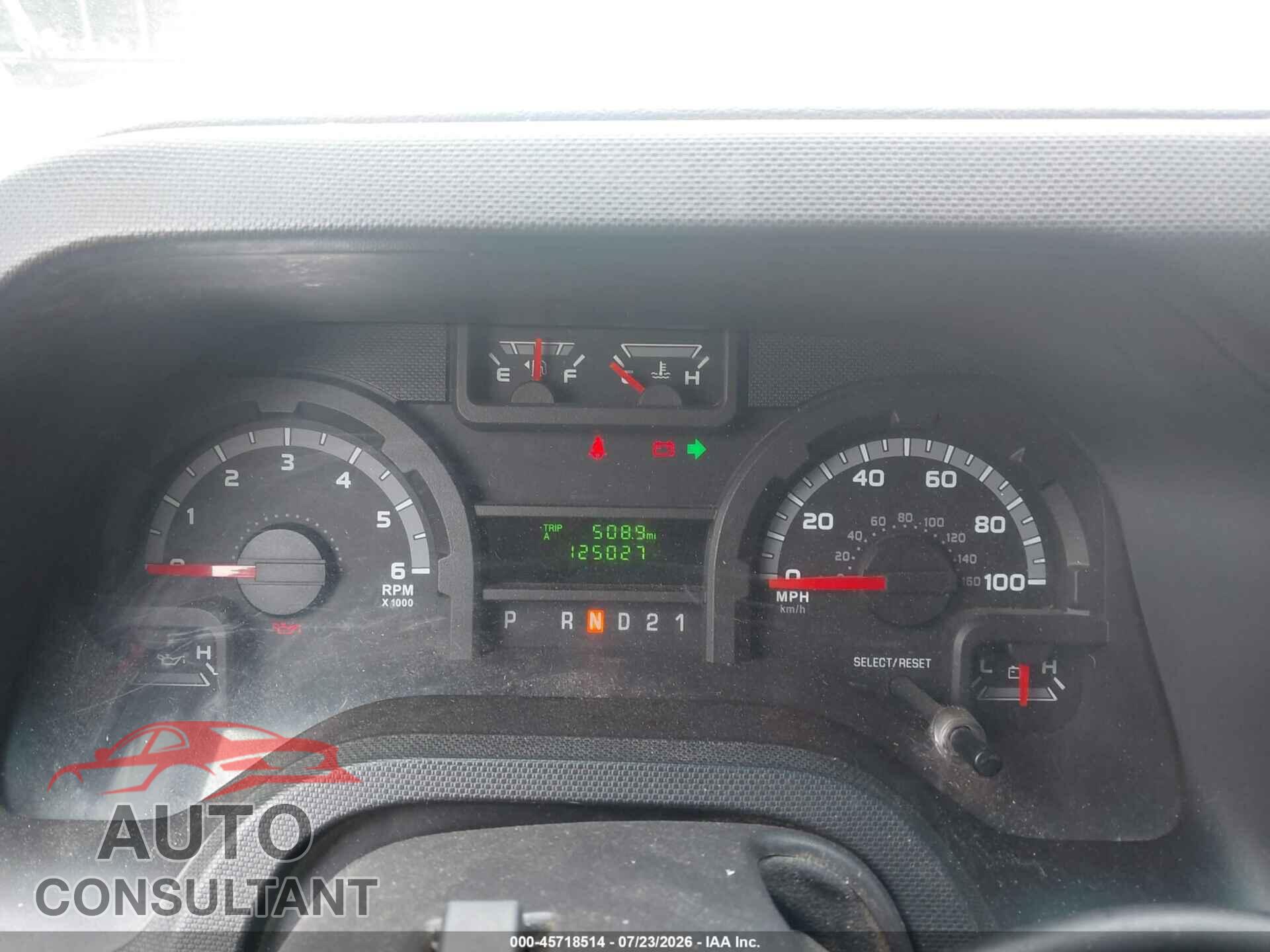 FORD E-250 2009 - 1FTNE24W49DA48477
