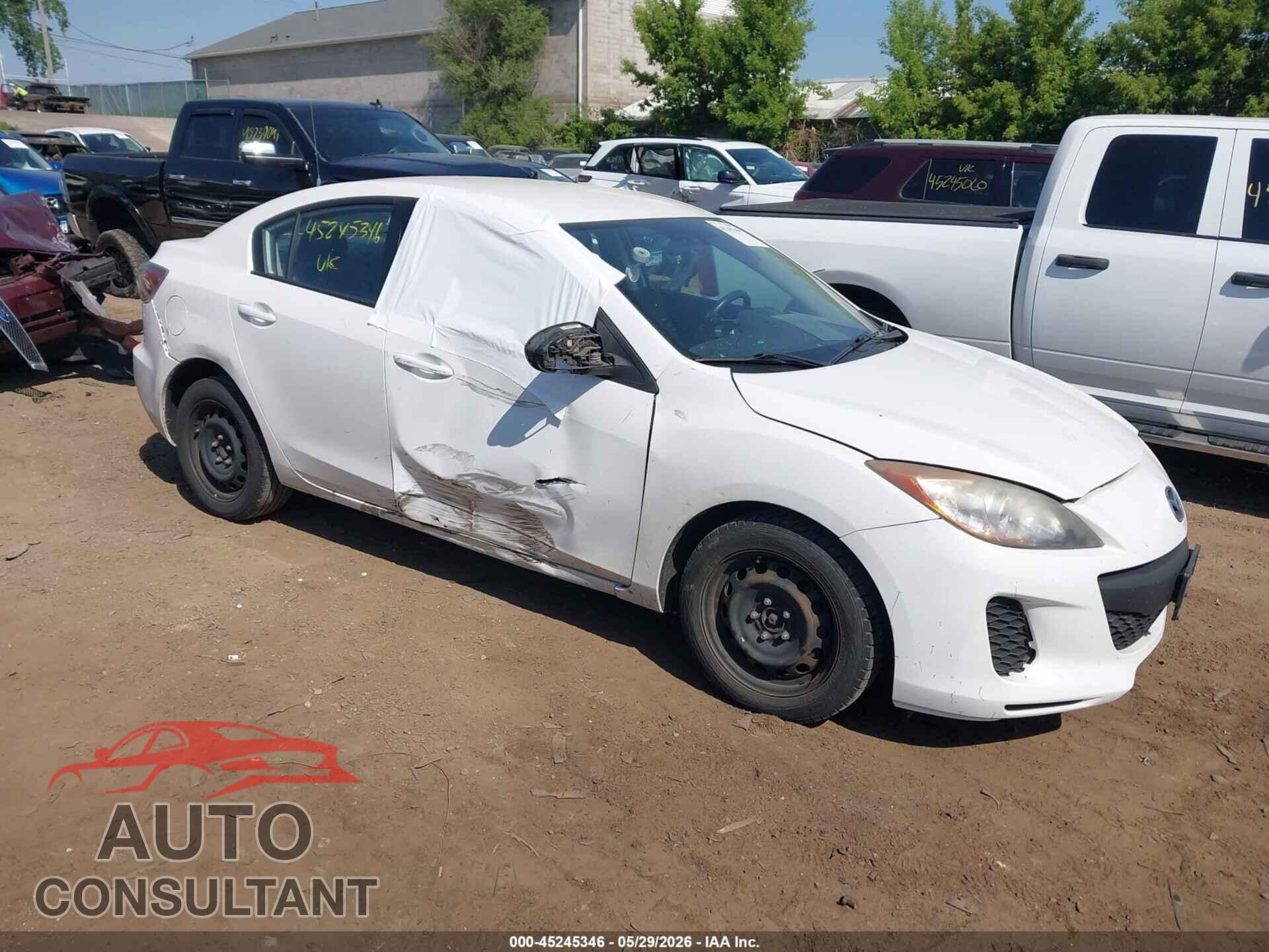 MAZDA MAZDA3 2012 - JM1BL1UG1C1576501