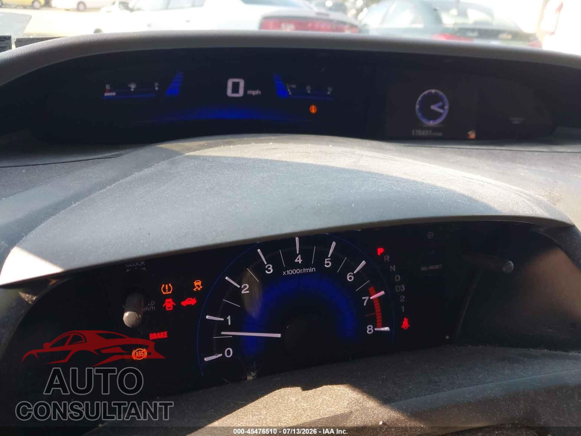HONDA CIVIC 2012 - 2HGFB2F51CH514623
