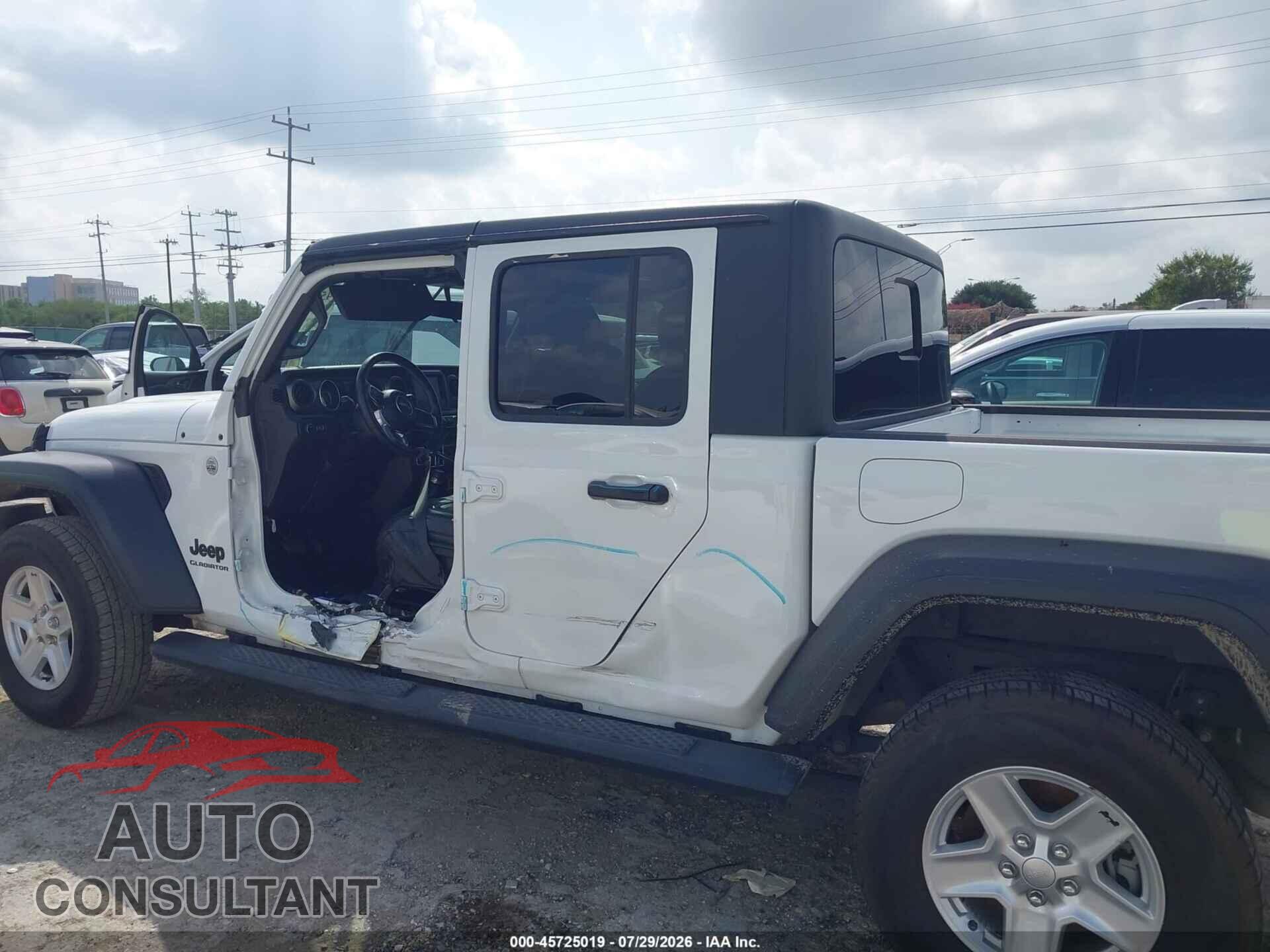 JEEP GLADIATOR 2020 - 1C6HJTAG8LL129062
