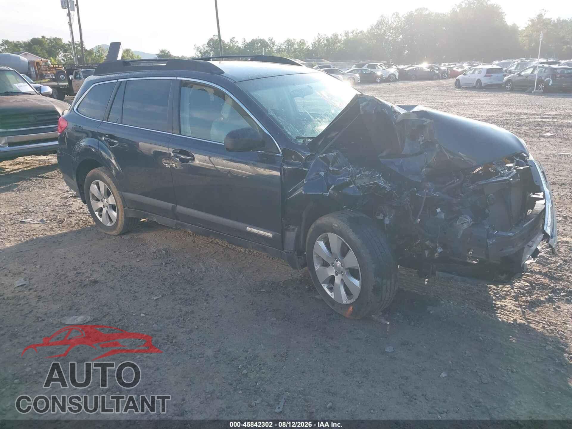 SUBARU OUTBACK 2012 - 4S4BRBCC0C3221497