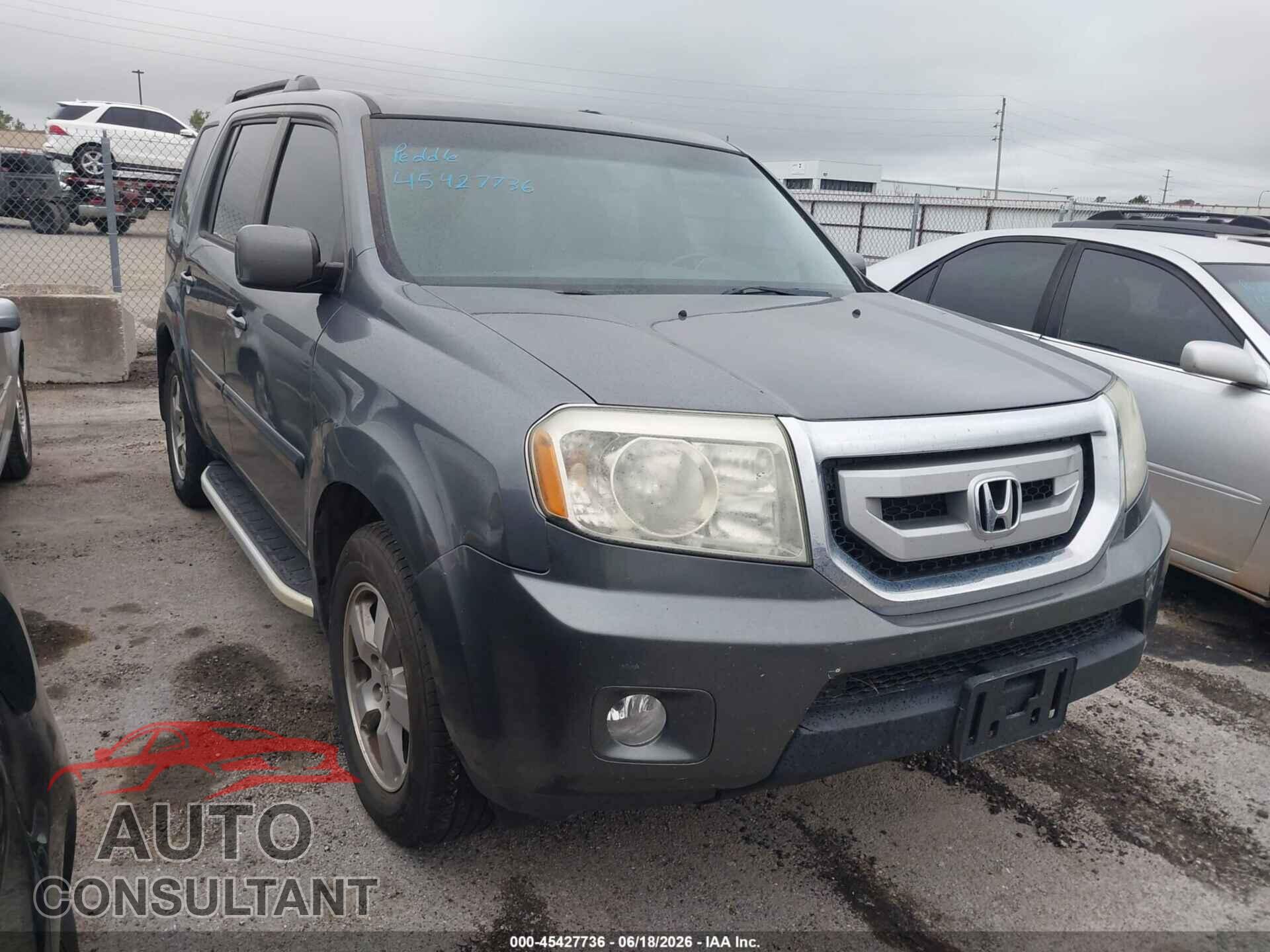 HONDA PILOT 2011 - 5FNYF4H59BB003783
