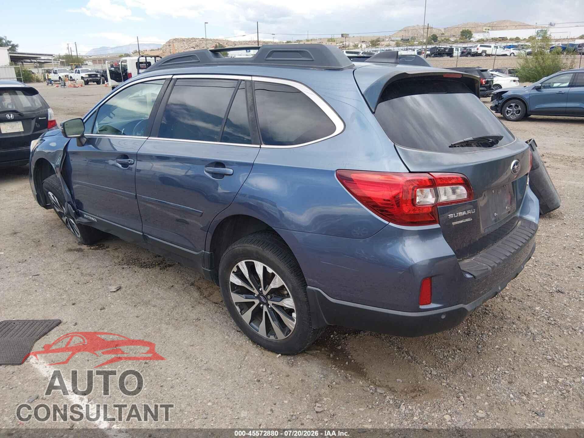 SUBARU OUTBACK 2017 - 4S4BSANCXH3344131