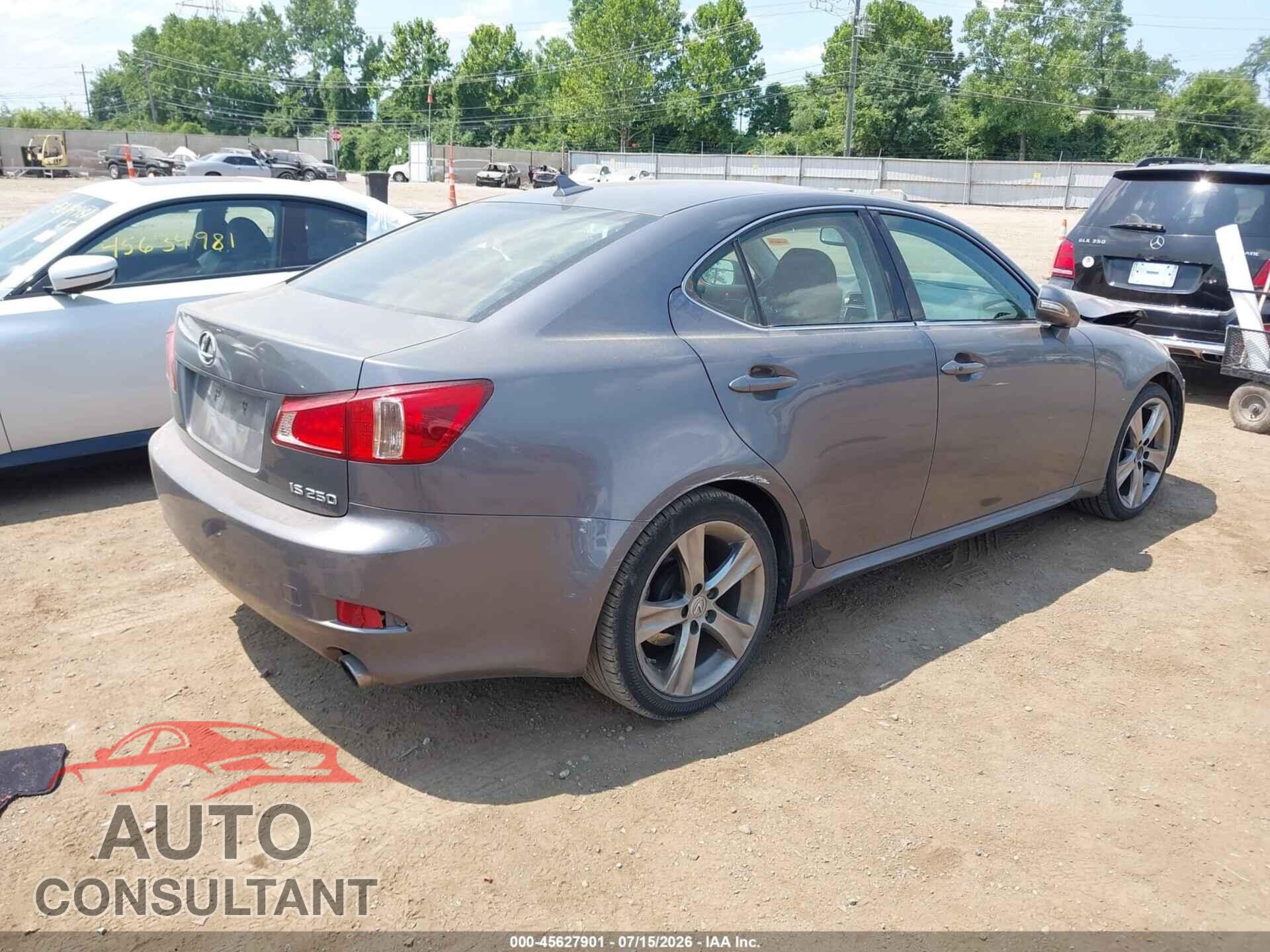 LEXUS IS 250 2012 - JTHBF5C28C5157718
