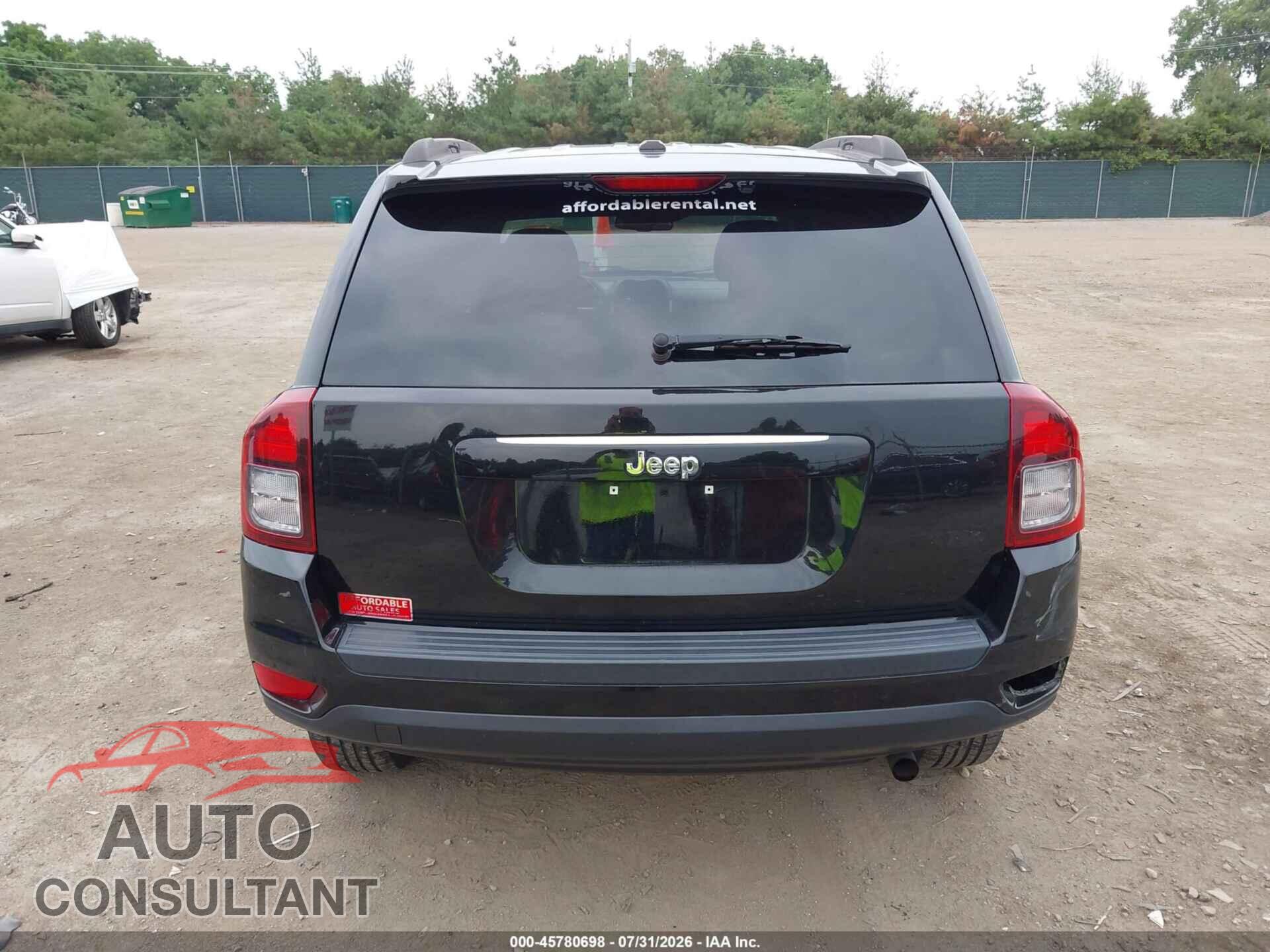 JEEP COMPASS 2017 - 1C4NJCEAXHD116638