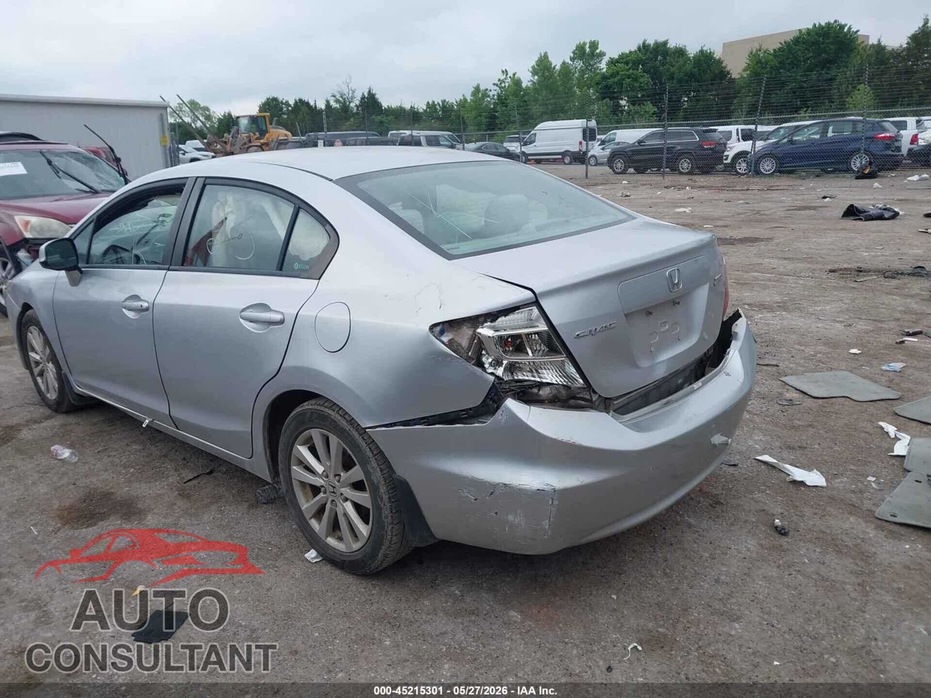 HONDA CIVIC 2012 - 2HGFB2F86CH598917
