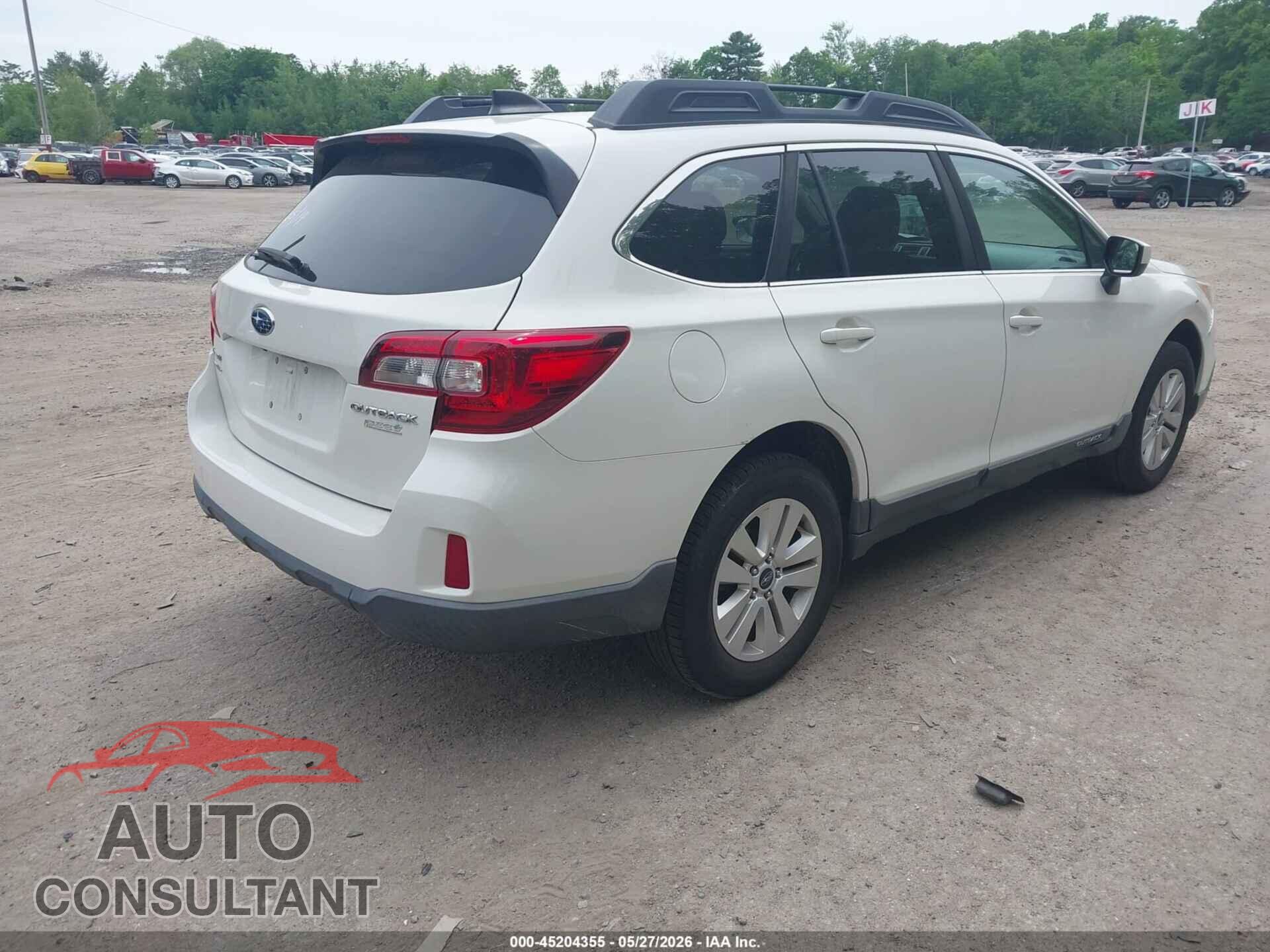 SUBARU OUTBACK 2017 - 4S4BSACC7H3394584
