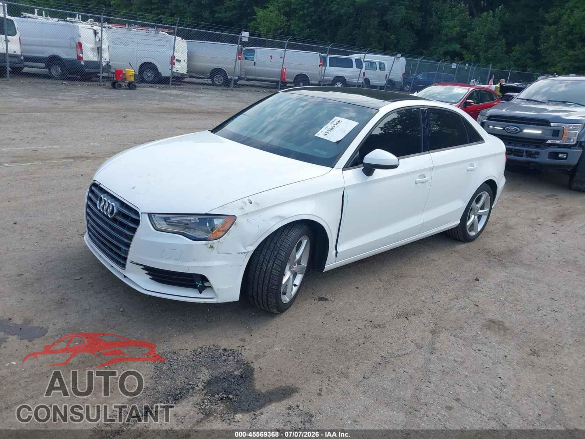 AUDI A3 2016 - WAUA7GFF1G1059290
