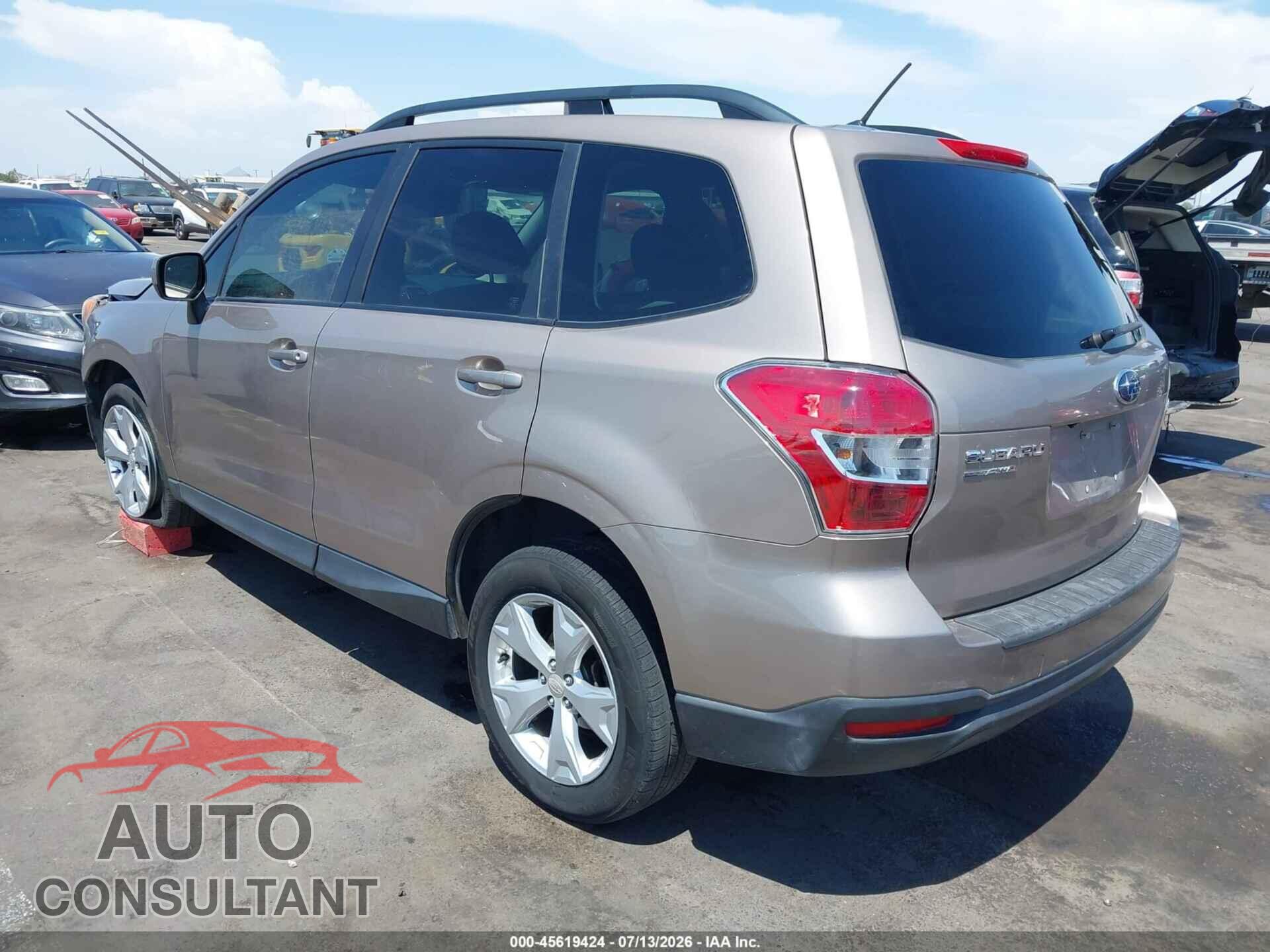 SUBARU FORESTER 2014 - JF2SJAEC0EH525164
