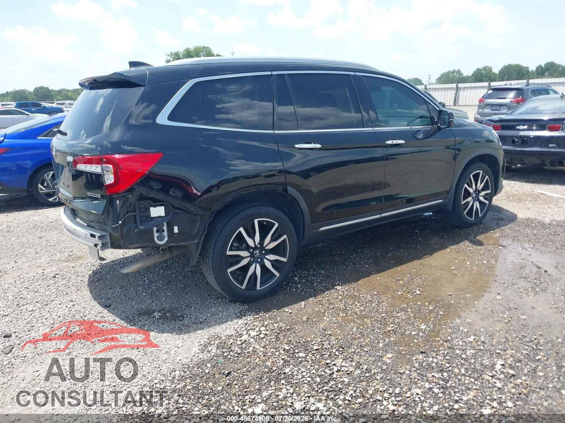 HONDA PILOT 2019 - 5FNYF5H99KB014257