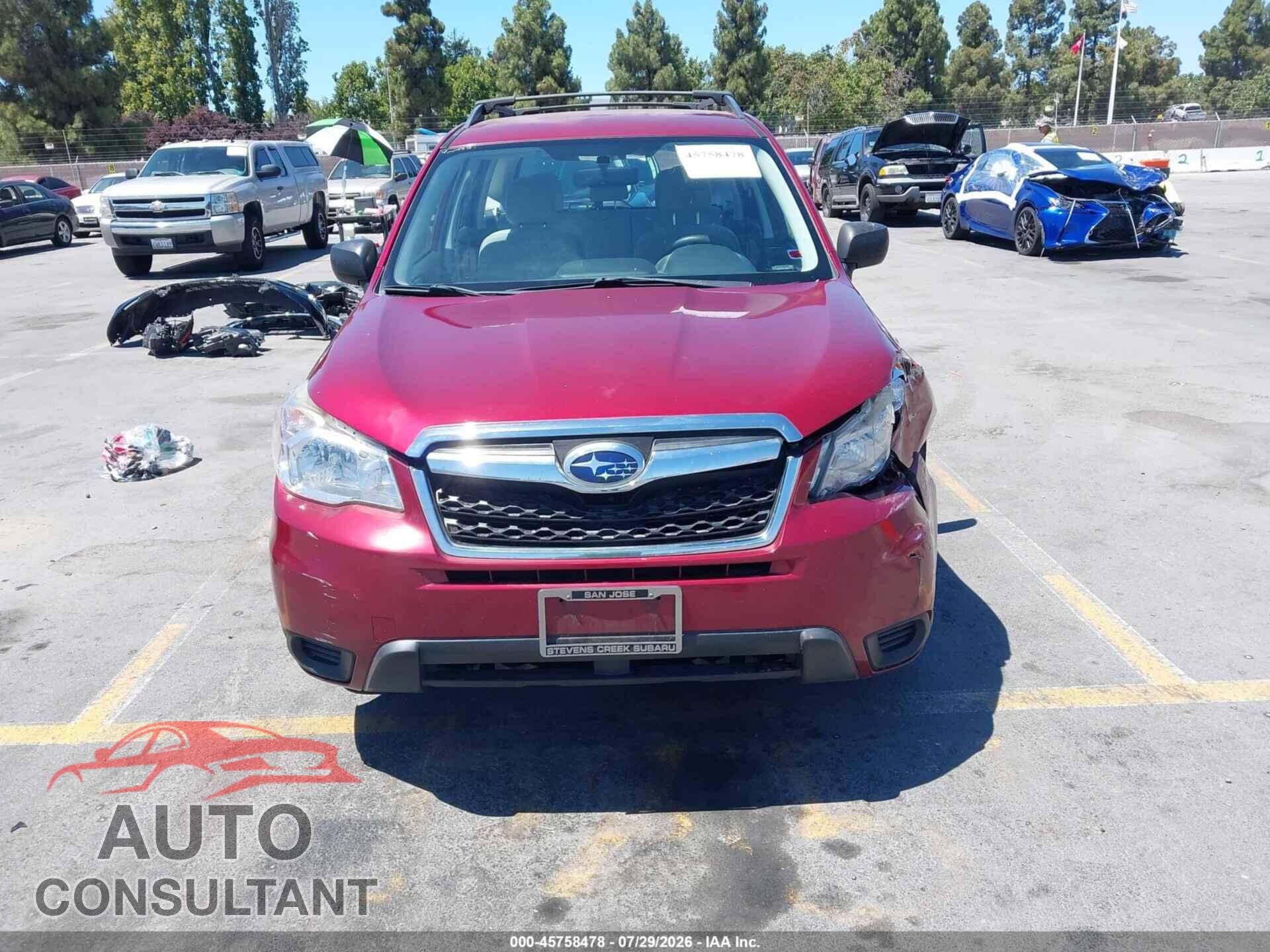 SUBARU FORESTER 2015 - JF2SJABC5FH841780