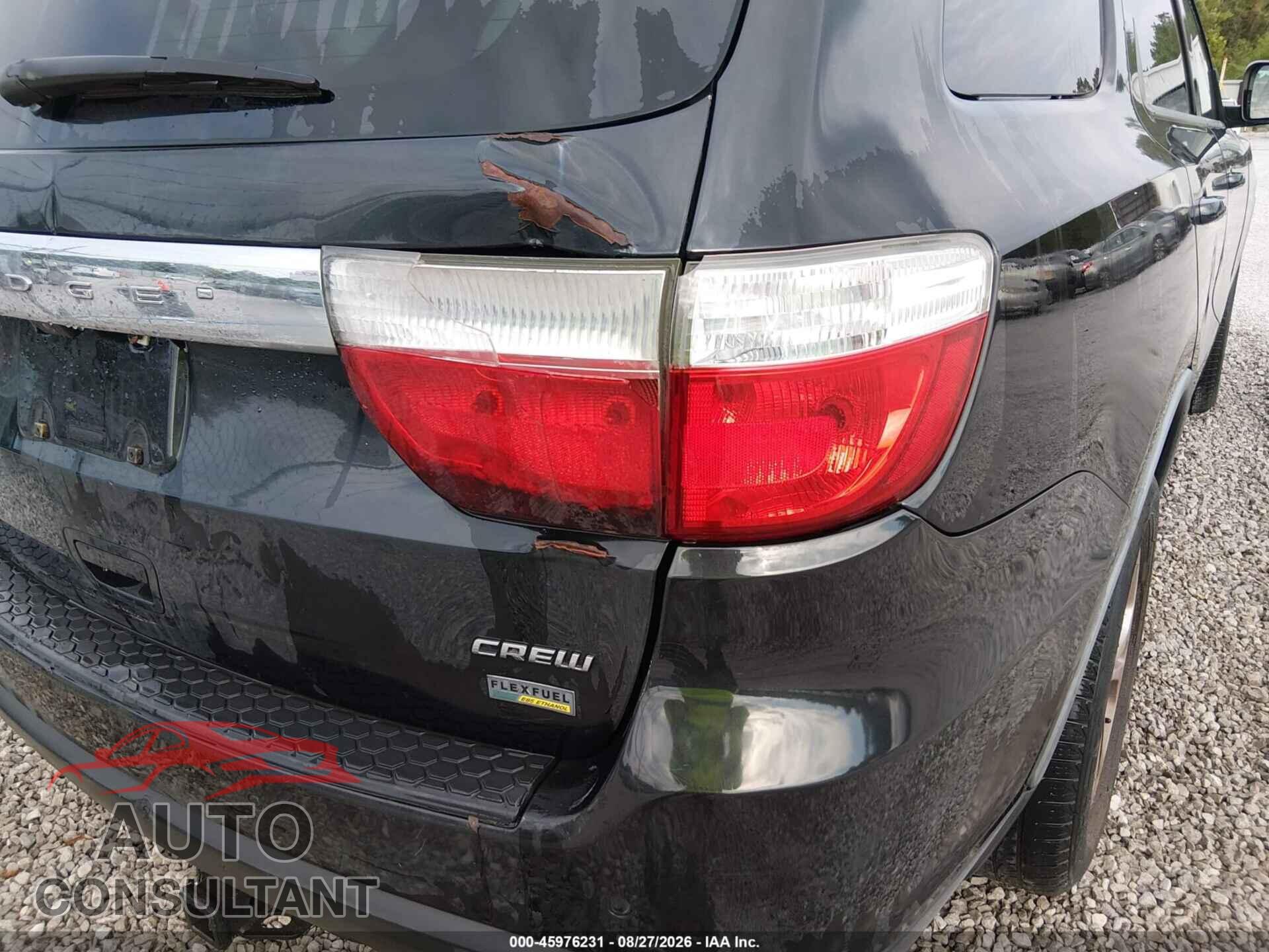 DODGE DURANGO 2012 - 1C4RDHDGXCC153540