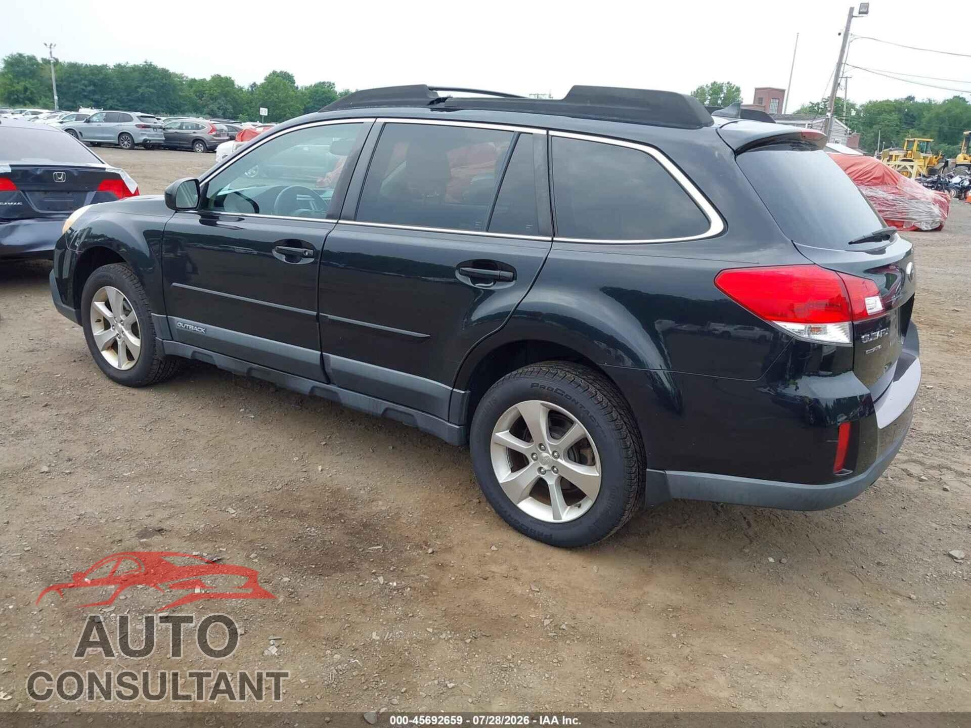 SUBARU OUTBACK 2014 - 4S4BRBMC4E3310023