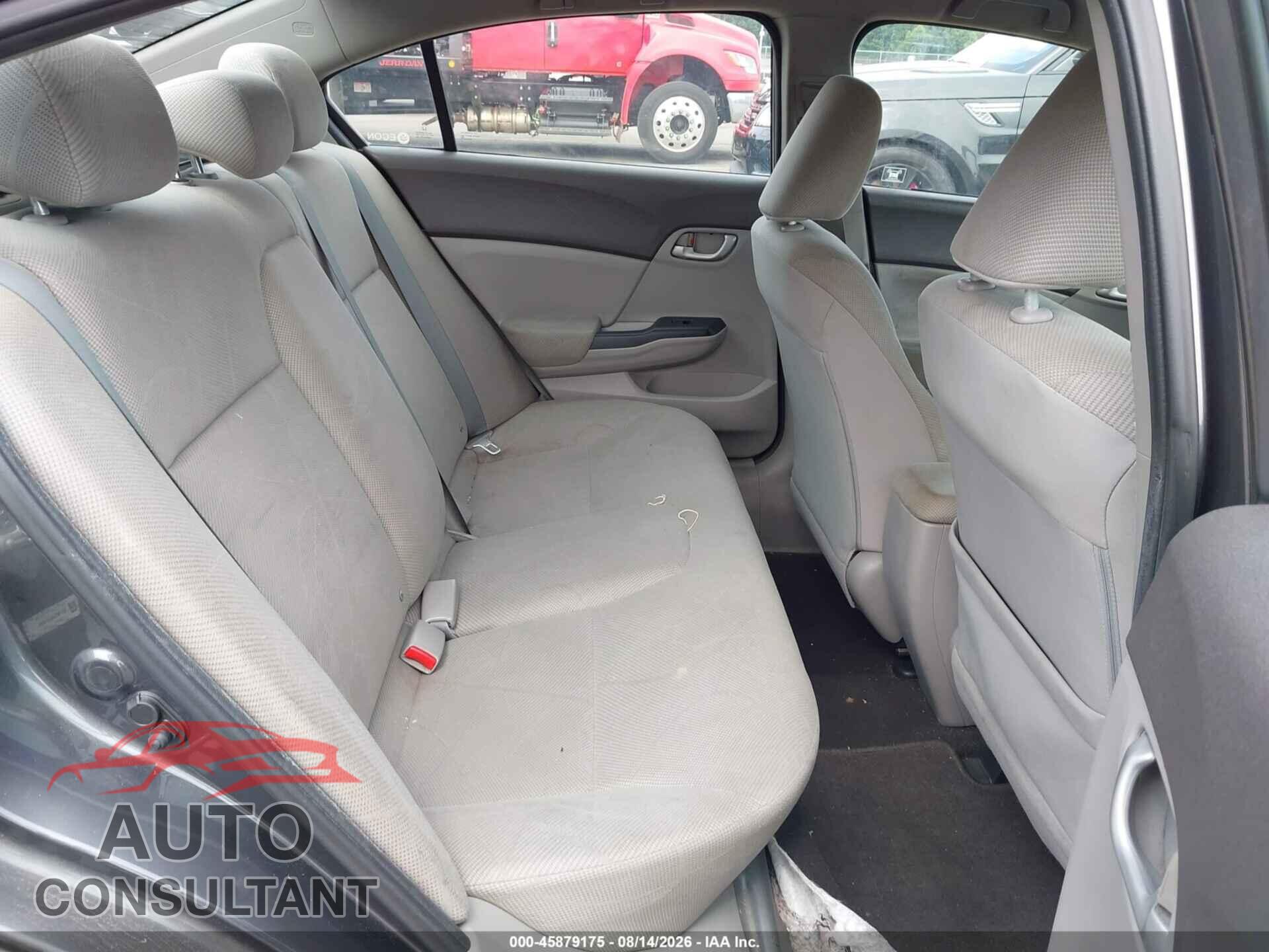 HONDA CIVIC 2012 - 19XFB2F53CE331380